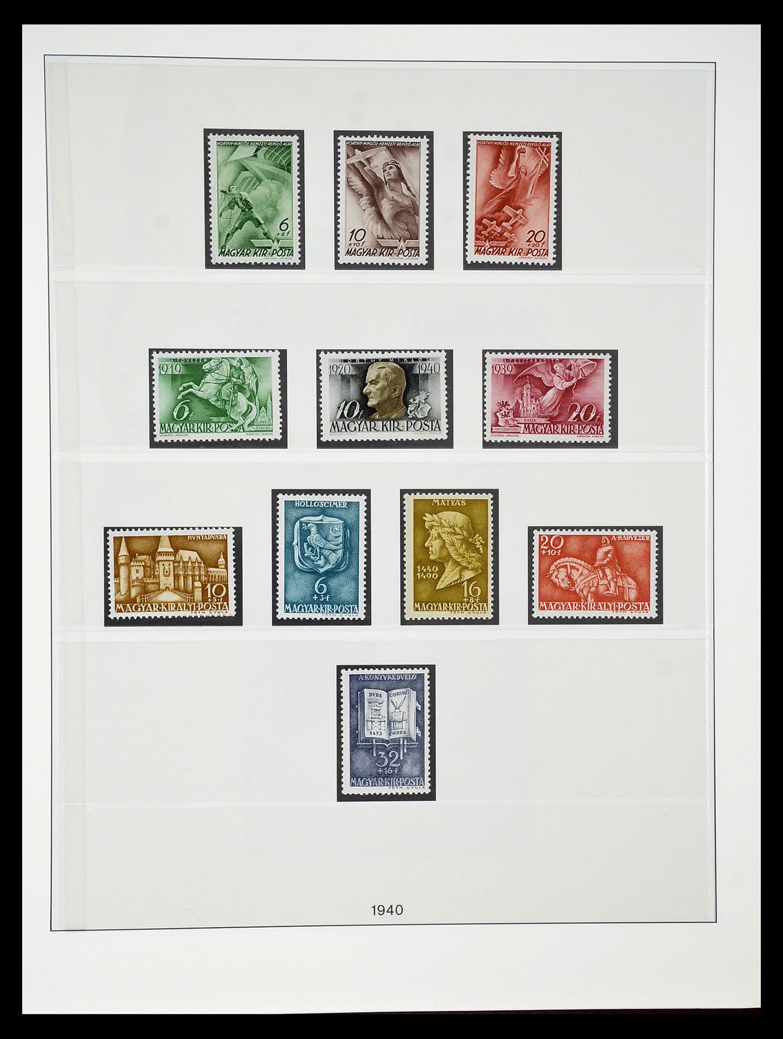 34792 034 - Postzegelverzameling 34792 Hongarije 1913-1962.