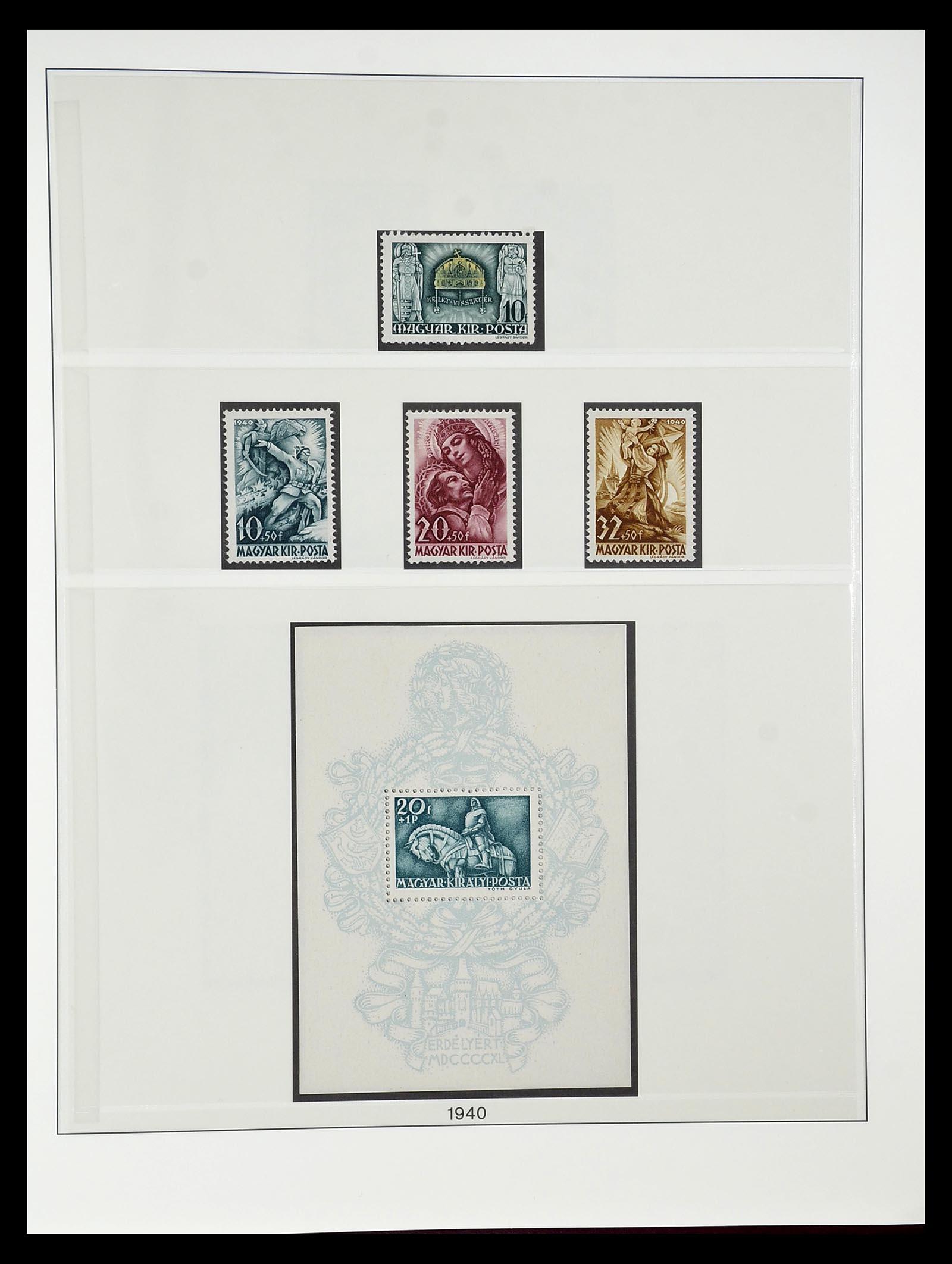 34792 036 - Postzegelverzameling 34792 Hongarije 1913-1962.