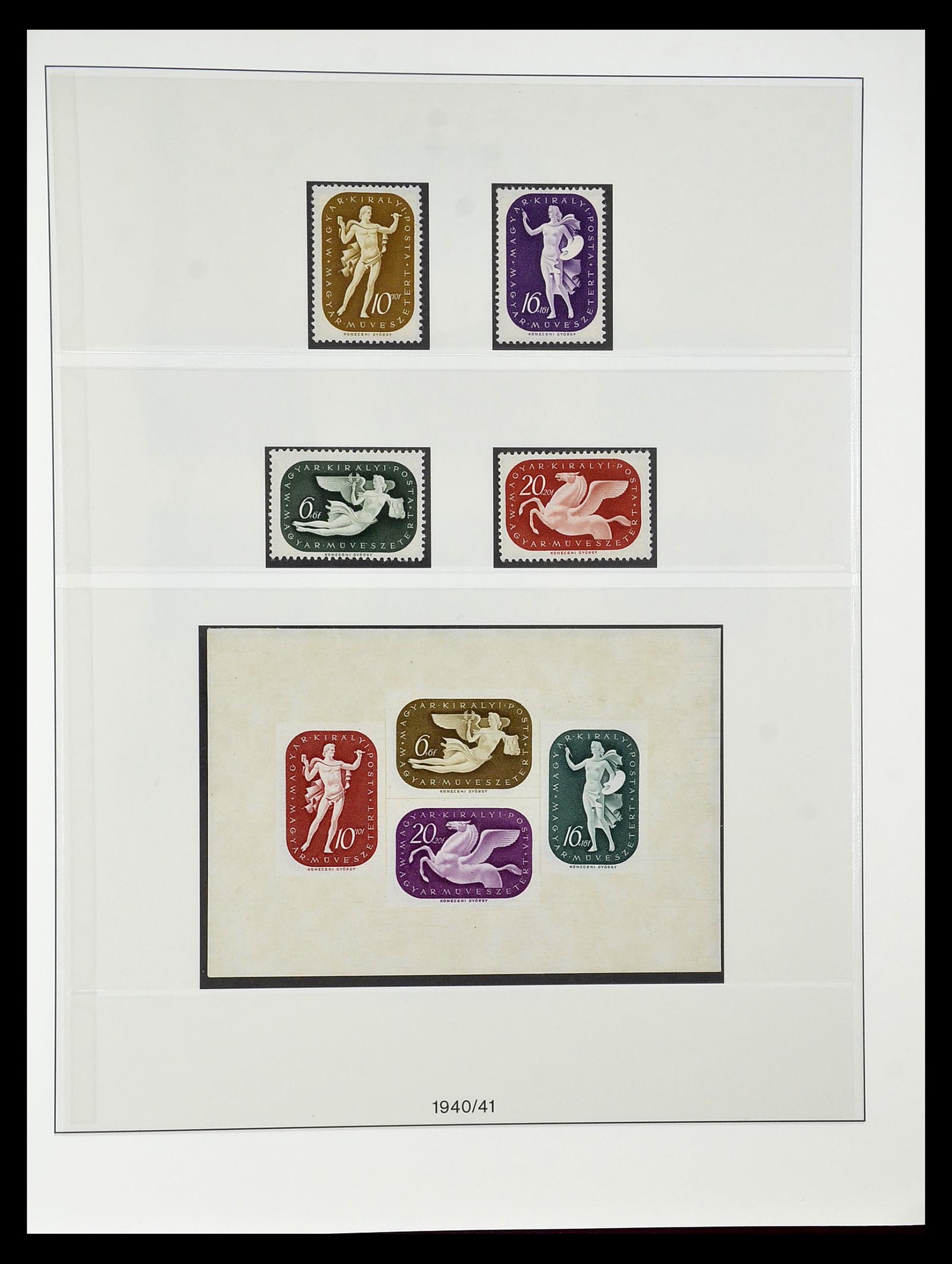 34792 037 - Postzegelverzameling 34792 Hongarije 1913-1962.