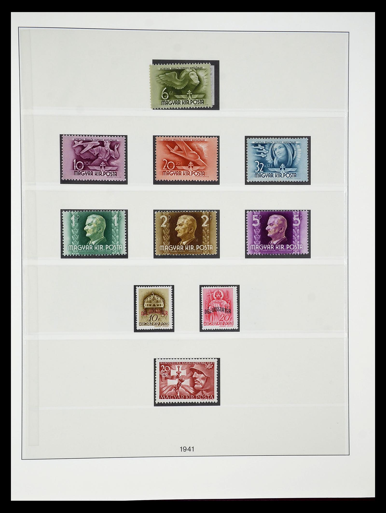 34792 038 - Postzegelverzameling 34792 Hongarije 1913-1962.