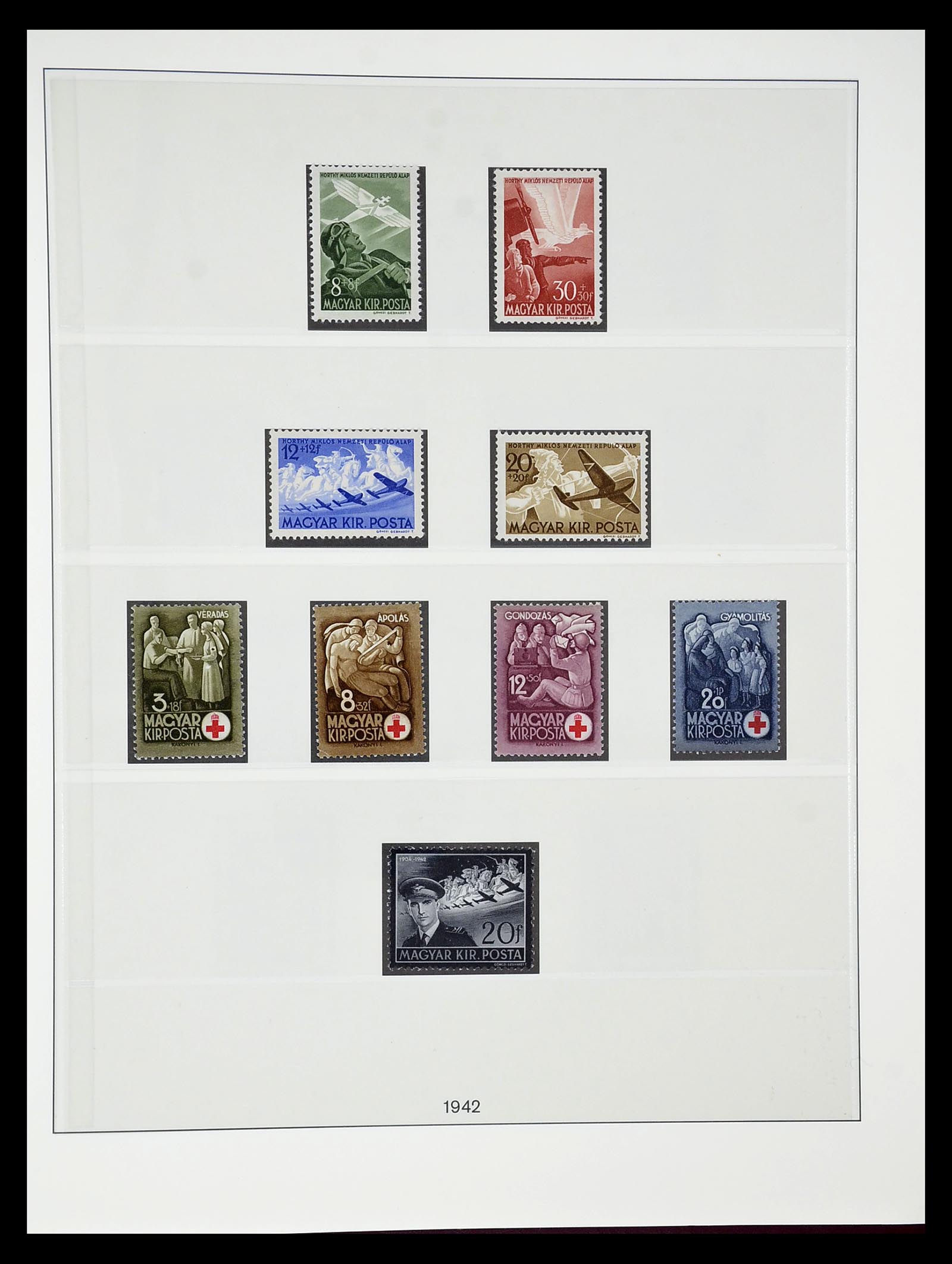 34792 041 - Postzegelverzameling 34792 Hongarije 1913-1962.
