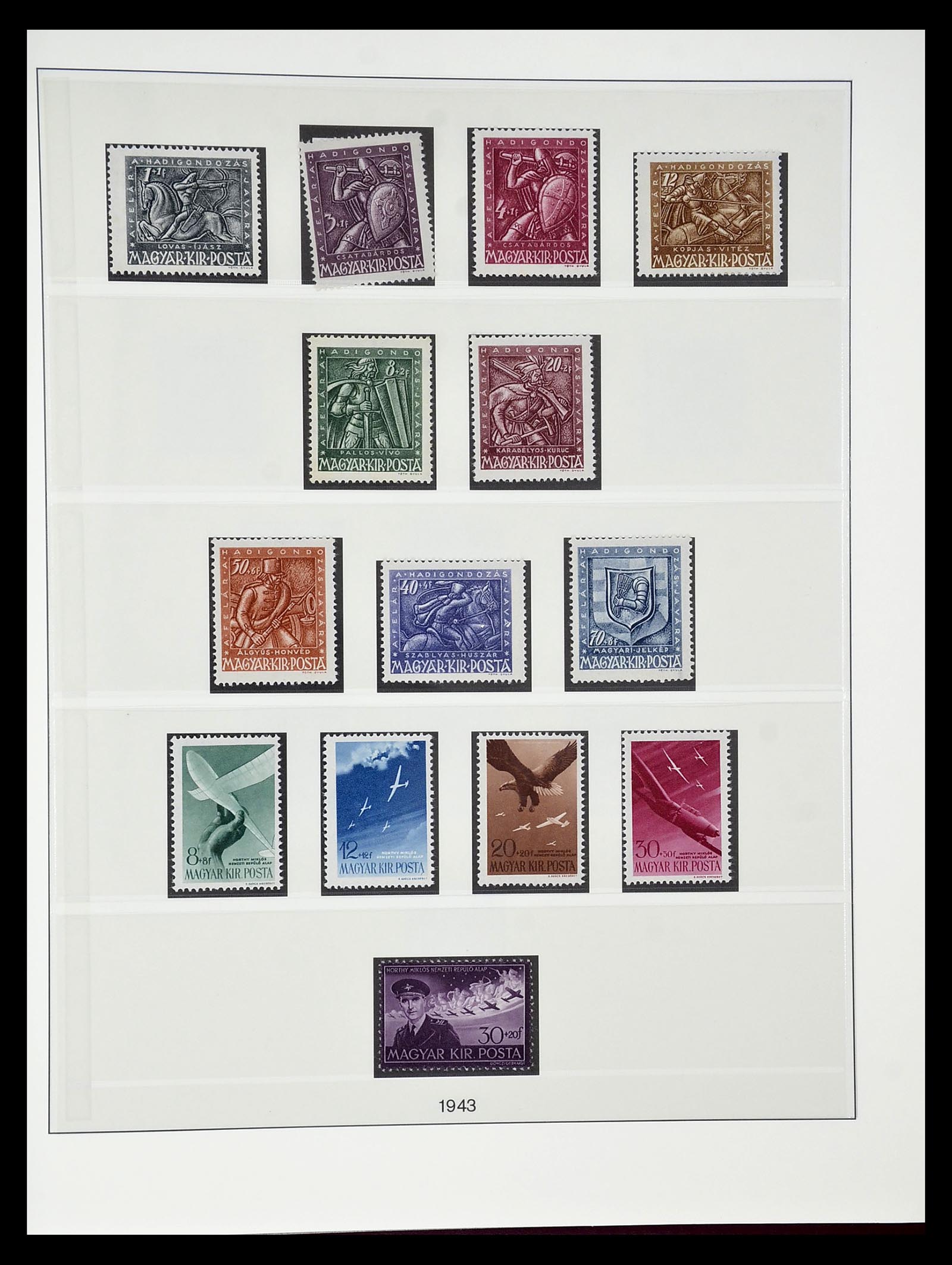 34792 044 - Postzegelverzameling 34792 Hongarije 1913-1962.