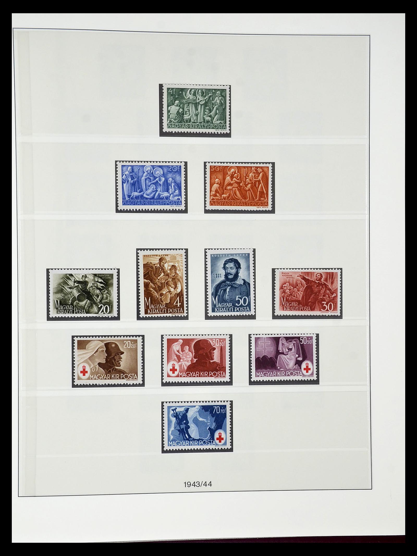 34792 046 - Postzegelverzameling 34792 Hongarije 1913-1962.