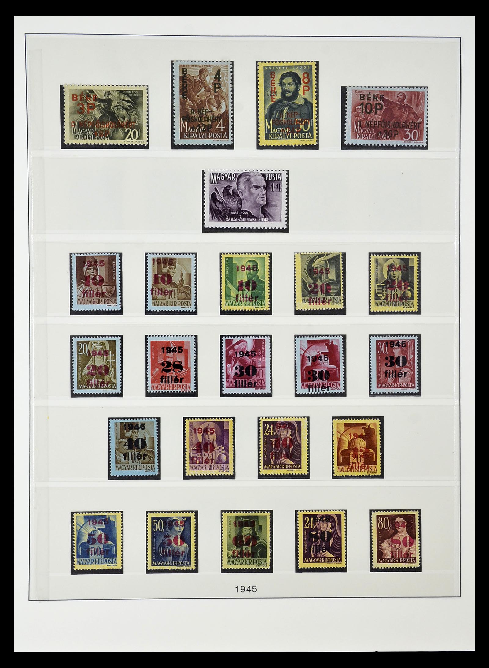 34792 048 - Postzegelverzameling 34792 Hongarije 1913-1962.