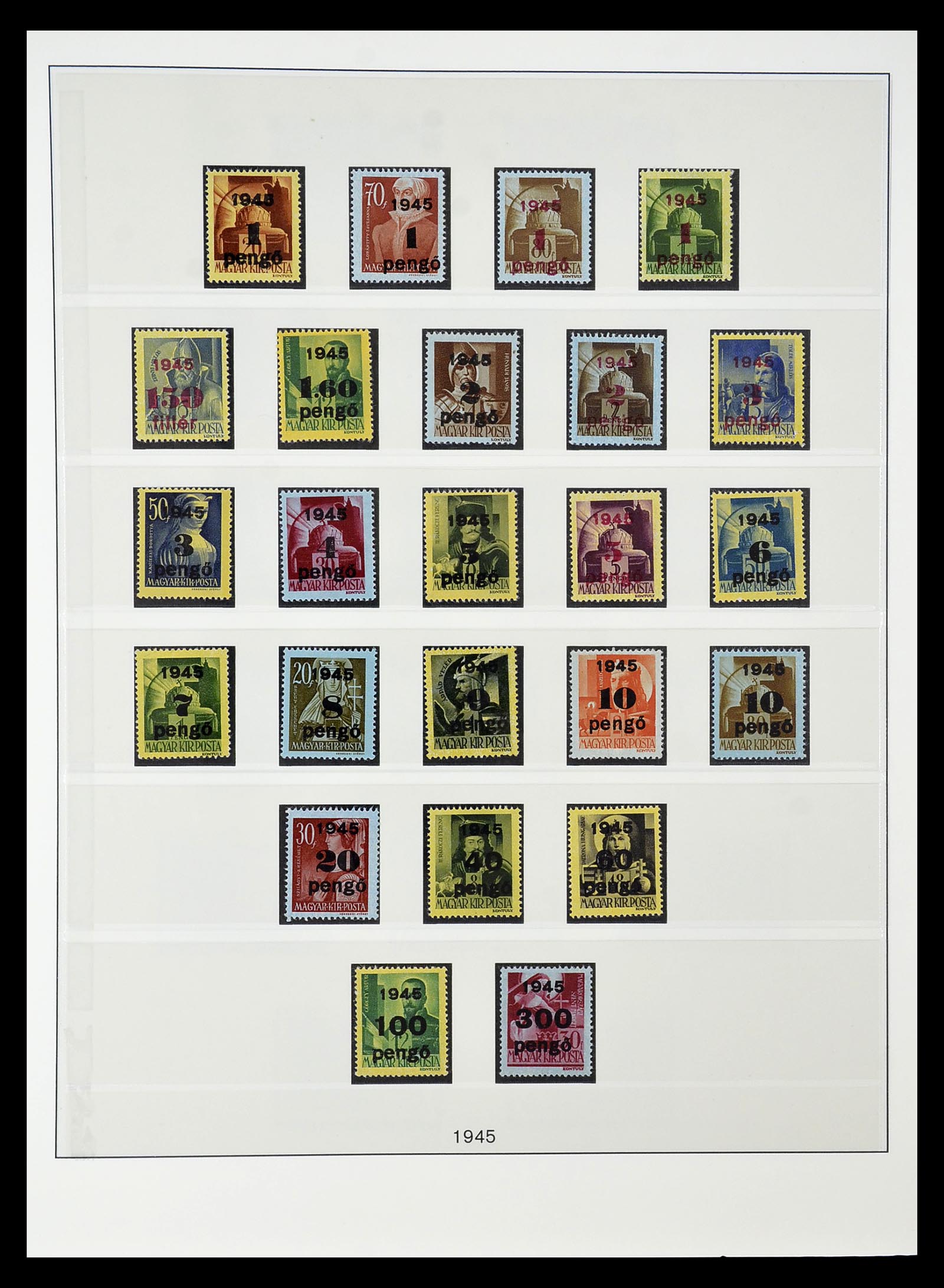 34792 049 - Postzegelverzameling 34792 Hongarije 1913-1962.