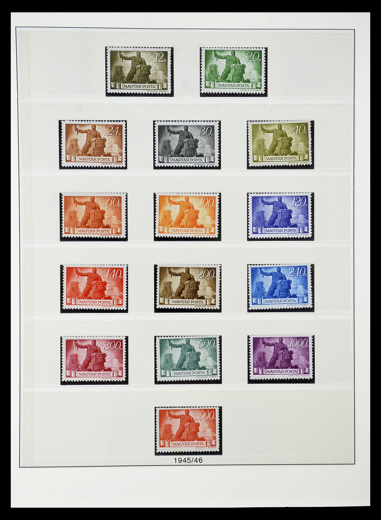 34792 051 - Postzegelverzameling 34792 Hongarije 1913-1962.