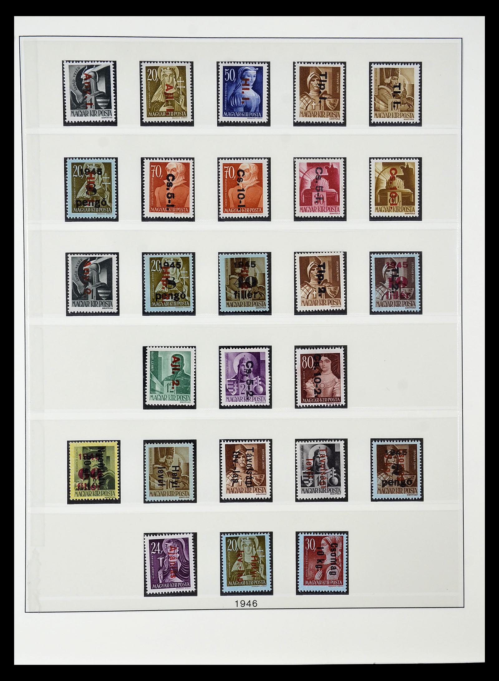 34792 052 - Postzegelverzameling 34792 Hongarije 1913-1962.