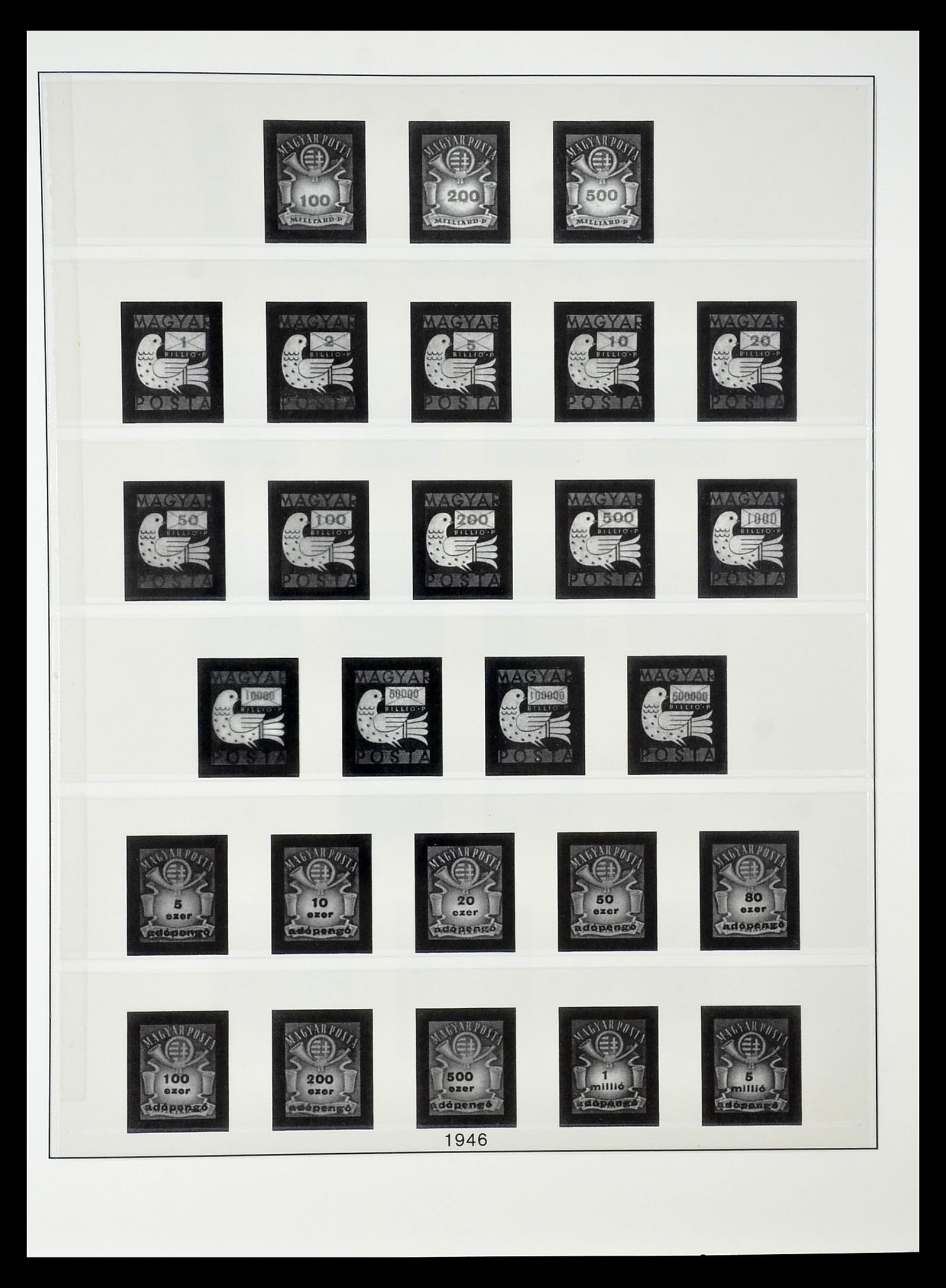 34792 055 - Postzegelverzameling 34792 Hongarije 1913-1962.