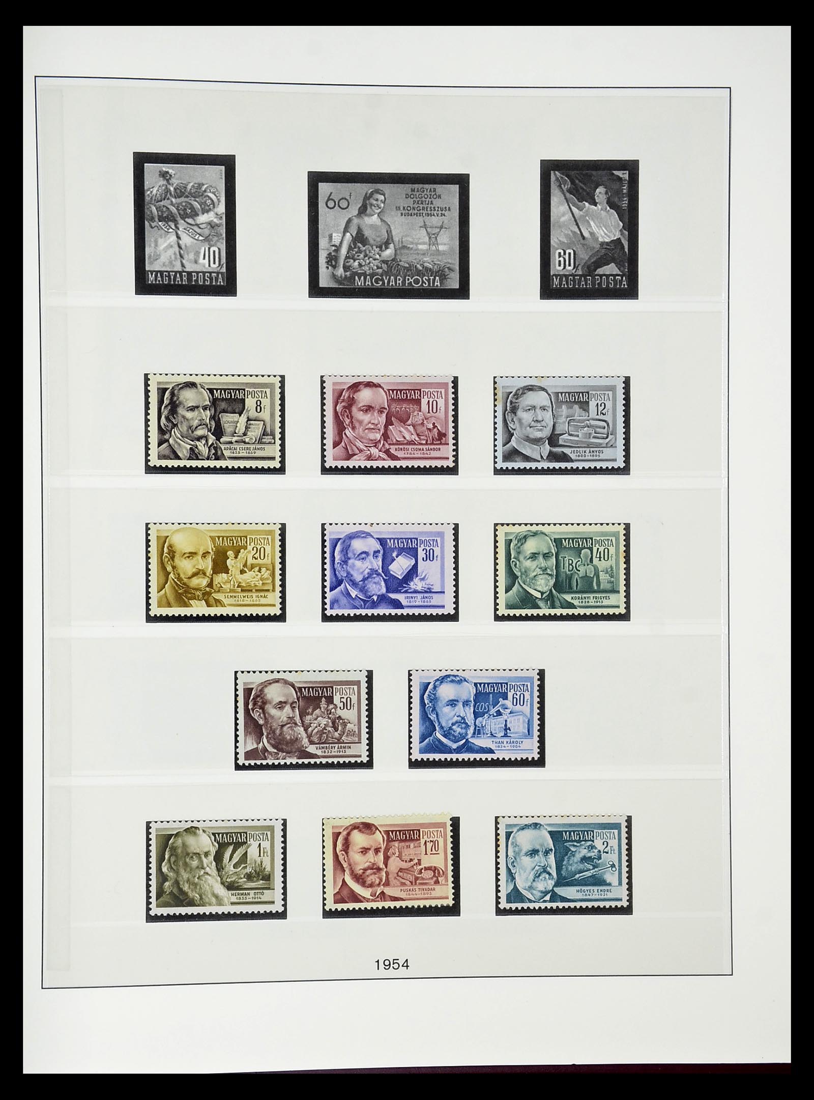 34792 092 - Stamp Collection 34792 Hungary 1913-1962.