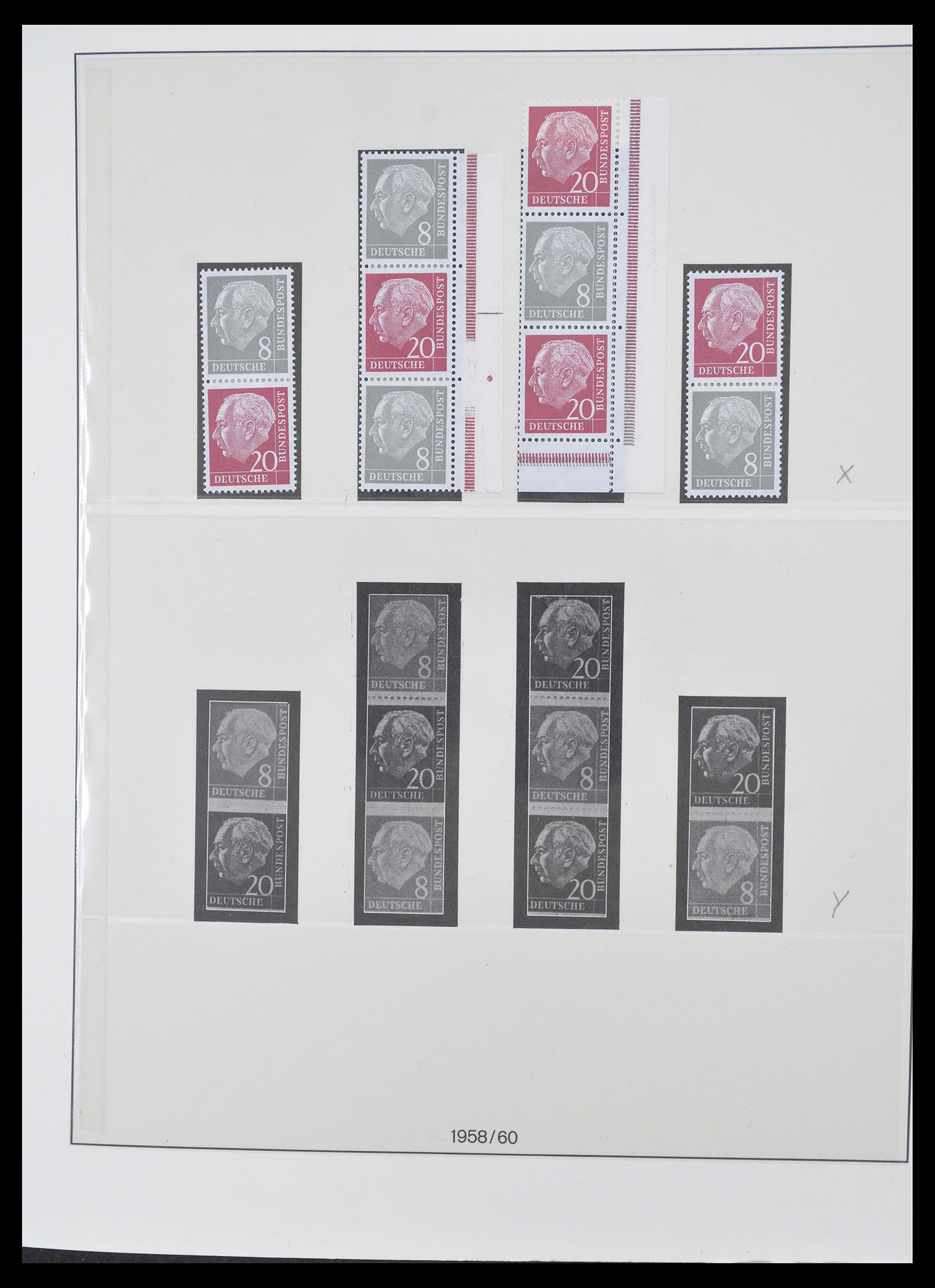 34793 017 - Postzegelverzameling 34793 Bundespost postzegelboekjes en combinaties
