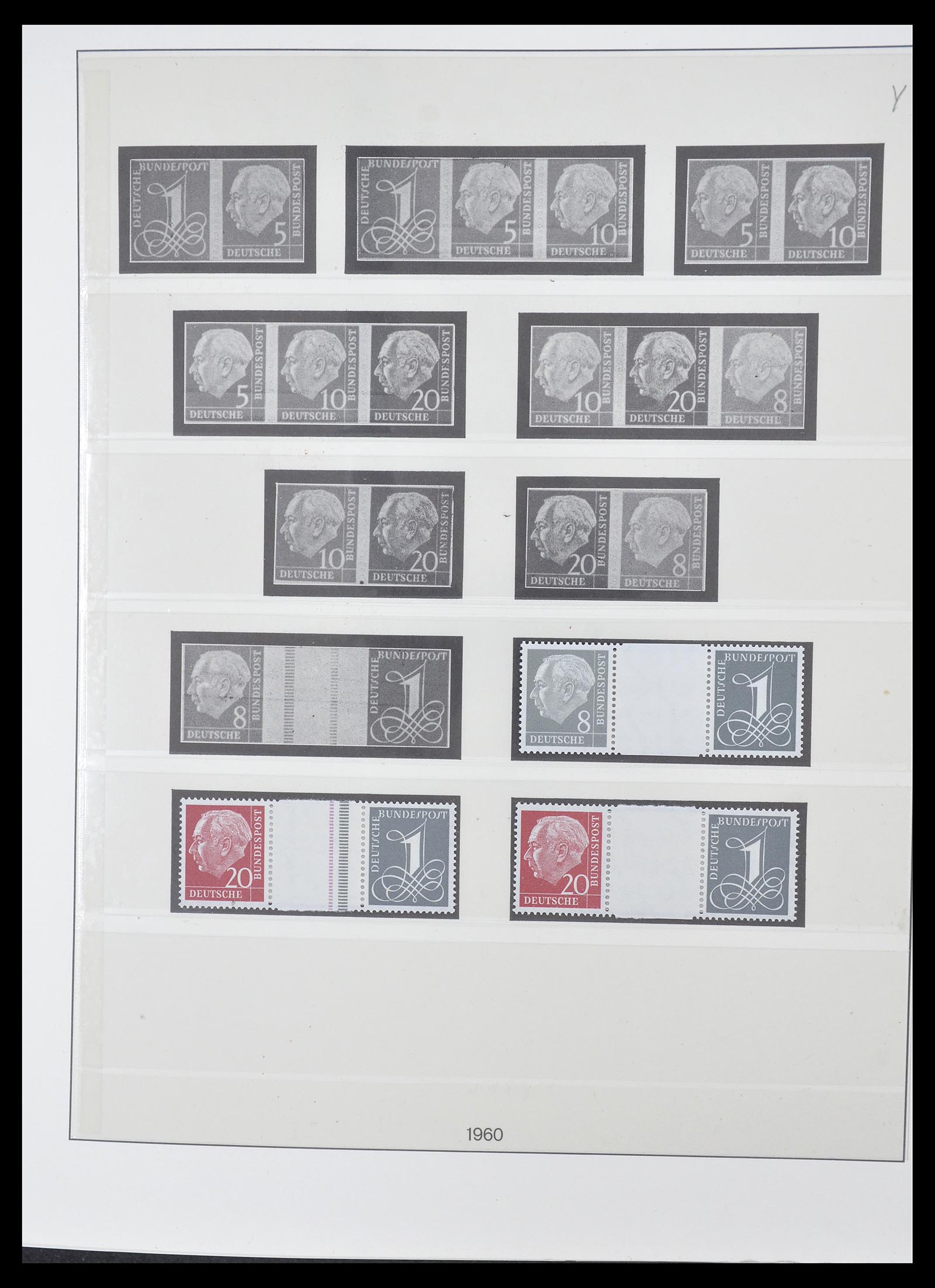 34793 018 - Postzegelverzameling 34793 Bundespost postzegelboekjes en combinaties