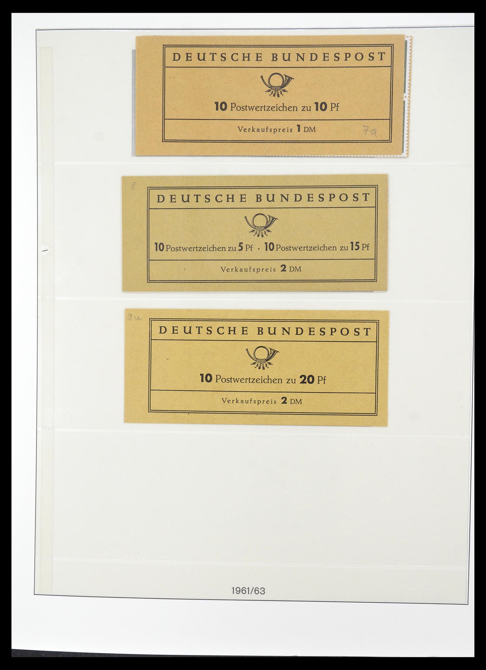 34793 019 - Stamp Collection 34793 Bundespost stampbooklets and combinations 1951-19