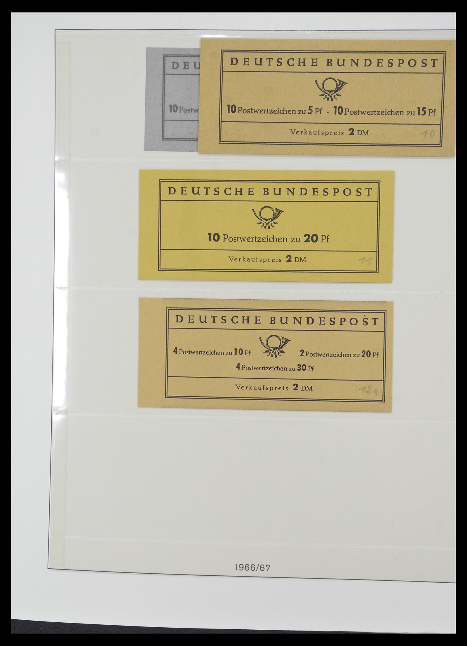 34793 021 - Stamp Collection 34793 Bundespost stampbooklets and combinations 1951-19