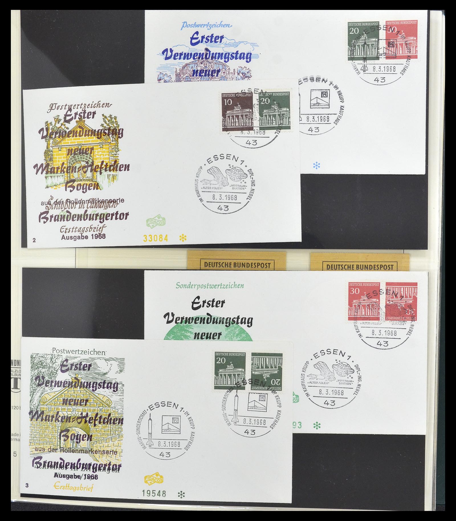 34793 028 - Postzegelverzameling 34793 Bundespost postzegelboekjes en combinaties