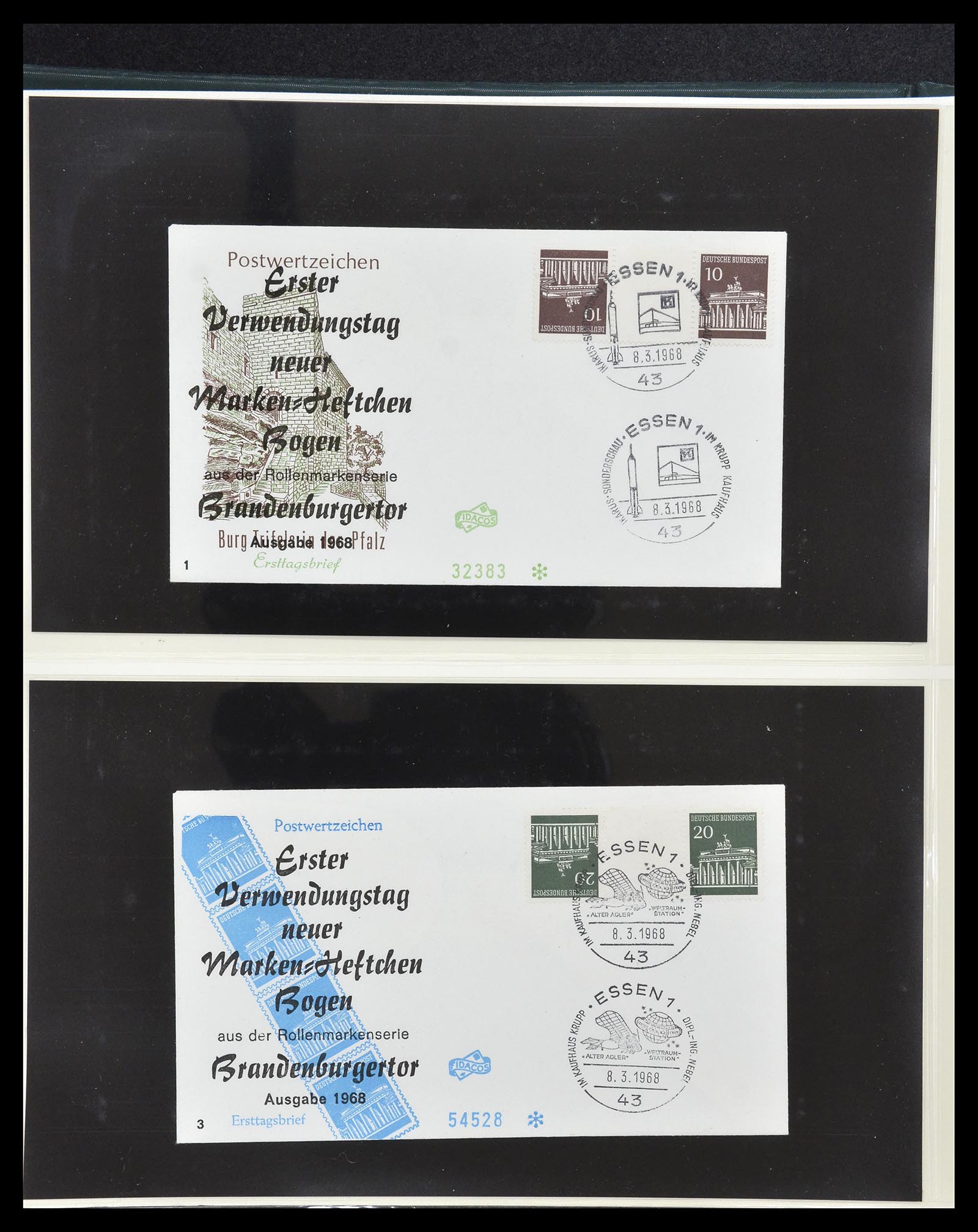 34793 029 - Postzegelverzameling 34793 Bundespost postzegelboekjes en combinaties