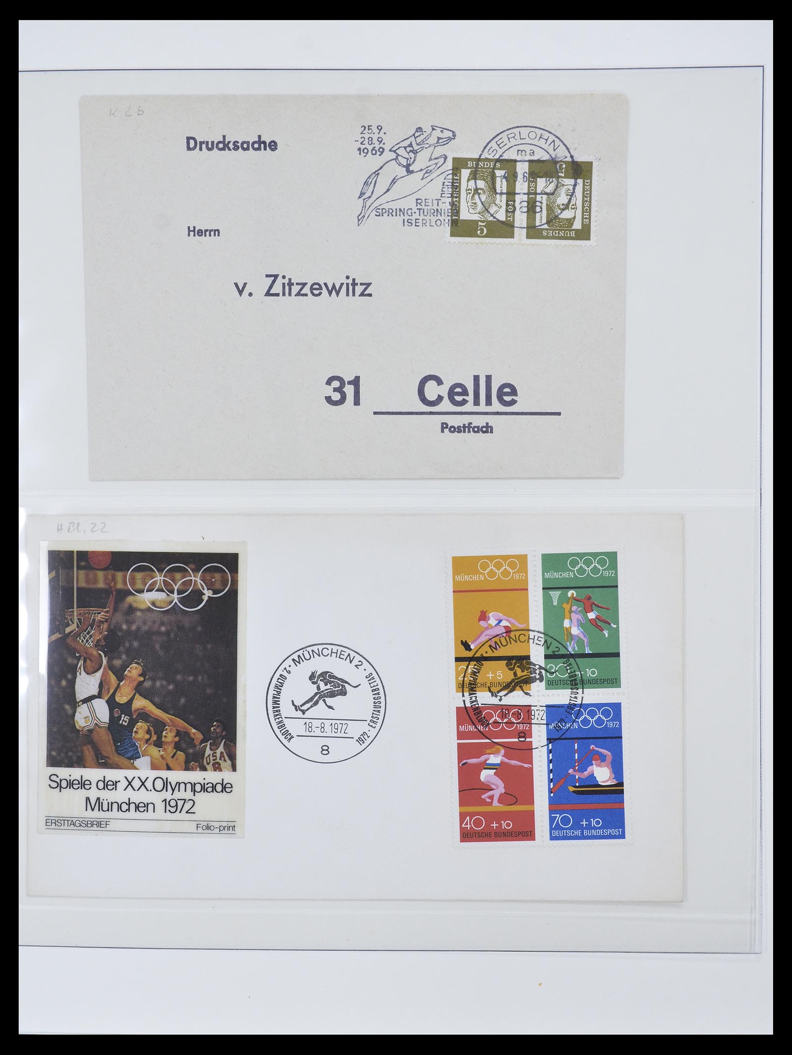 34793 034 - Postzegelverzameling 34793 Bundespost postzegelboekjes en combinaties