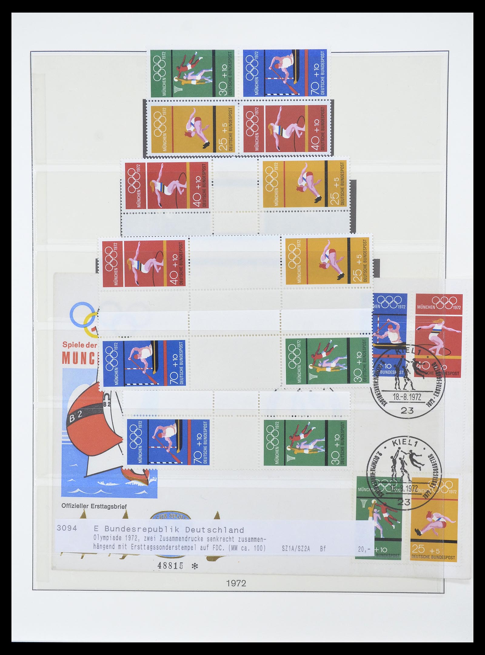 34793 037 - Postzegelverzameling 34793 Bundespost postzegelboekjes en combinaties