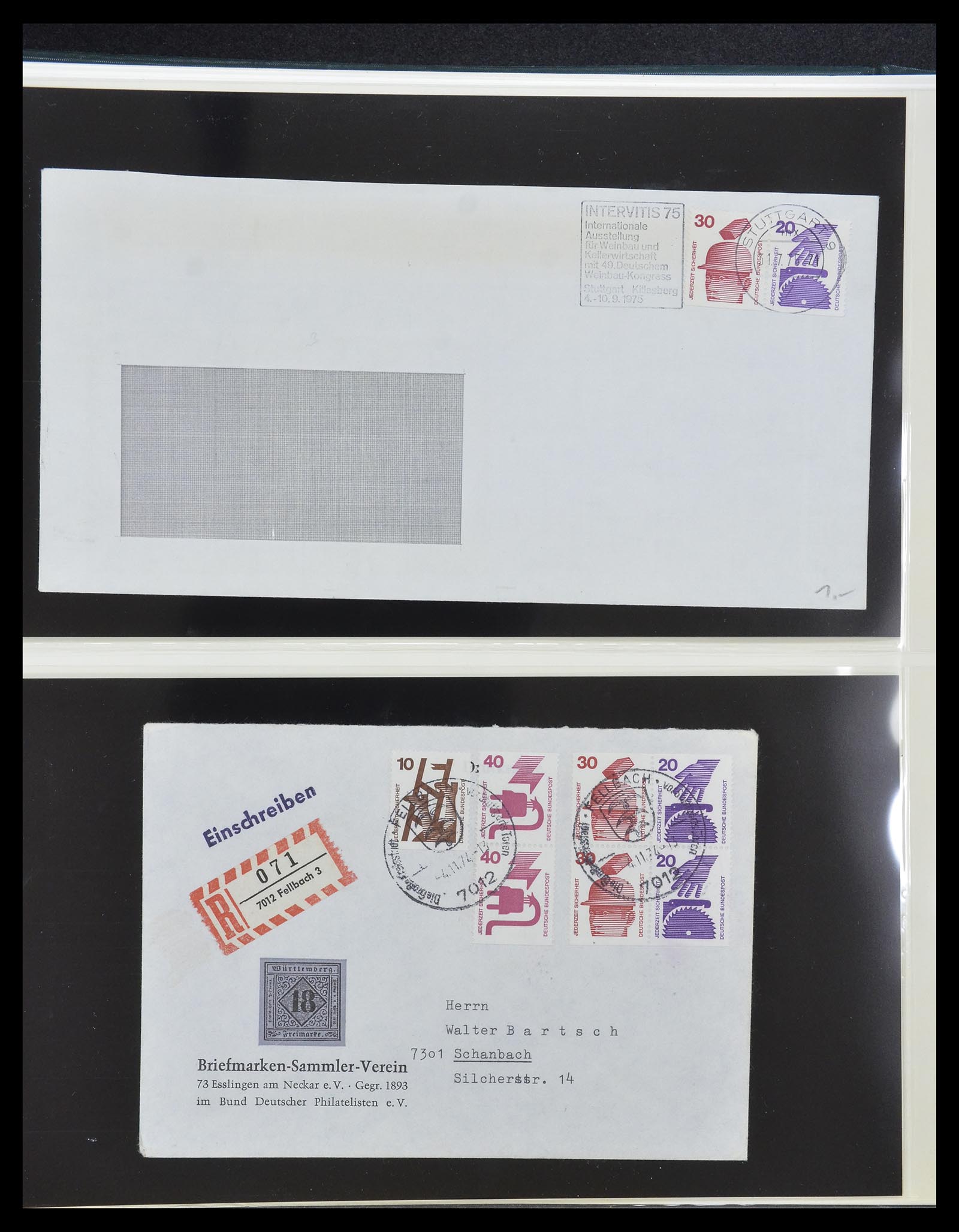 34793 041 - Postzegelverzameling 34793 Bundespost postzegelboekjes en combinaties