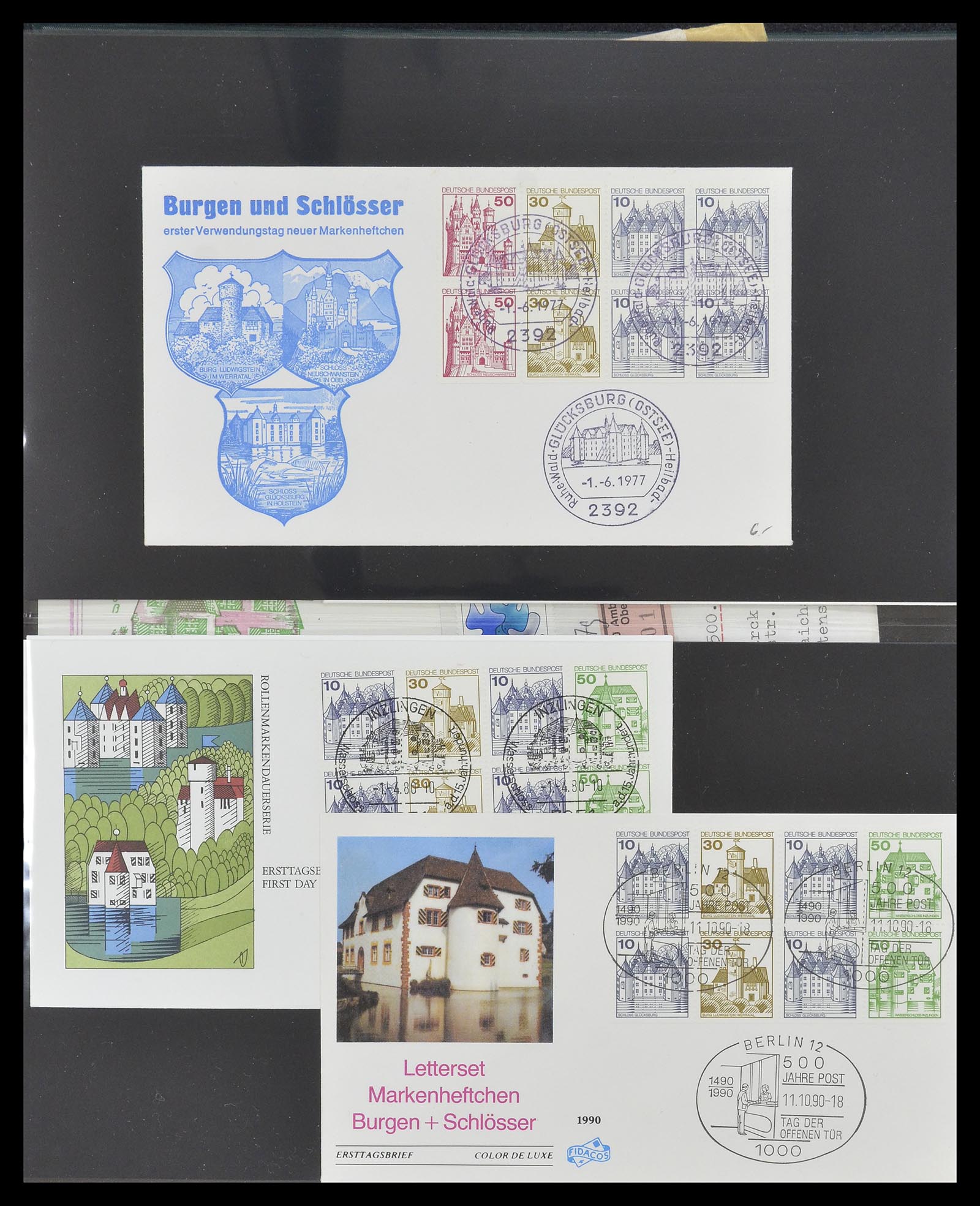 34793 050 - Postzegelverzameling 34793 Bundespost postzegelboekjes en combinaties
