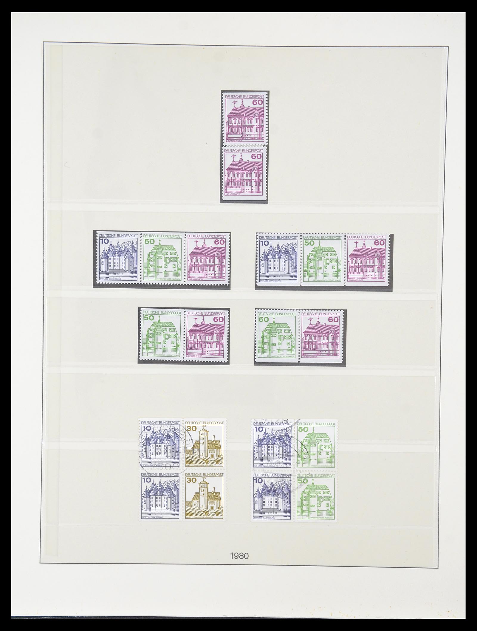 34793 055 - Postzegelverzameling 34793 Bundespost postzegelboekjes en combinaties