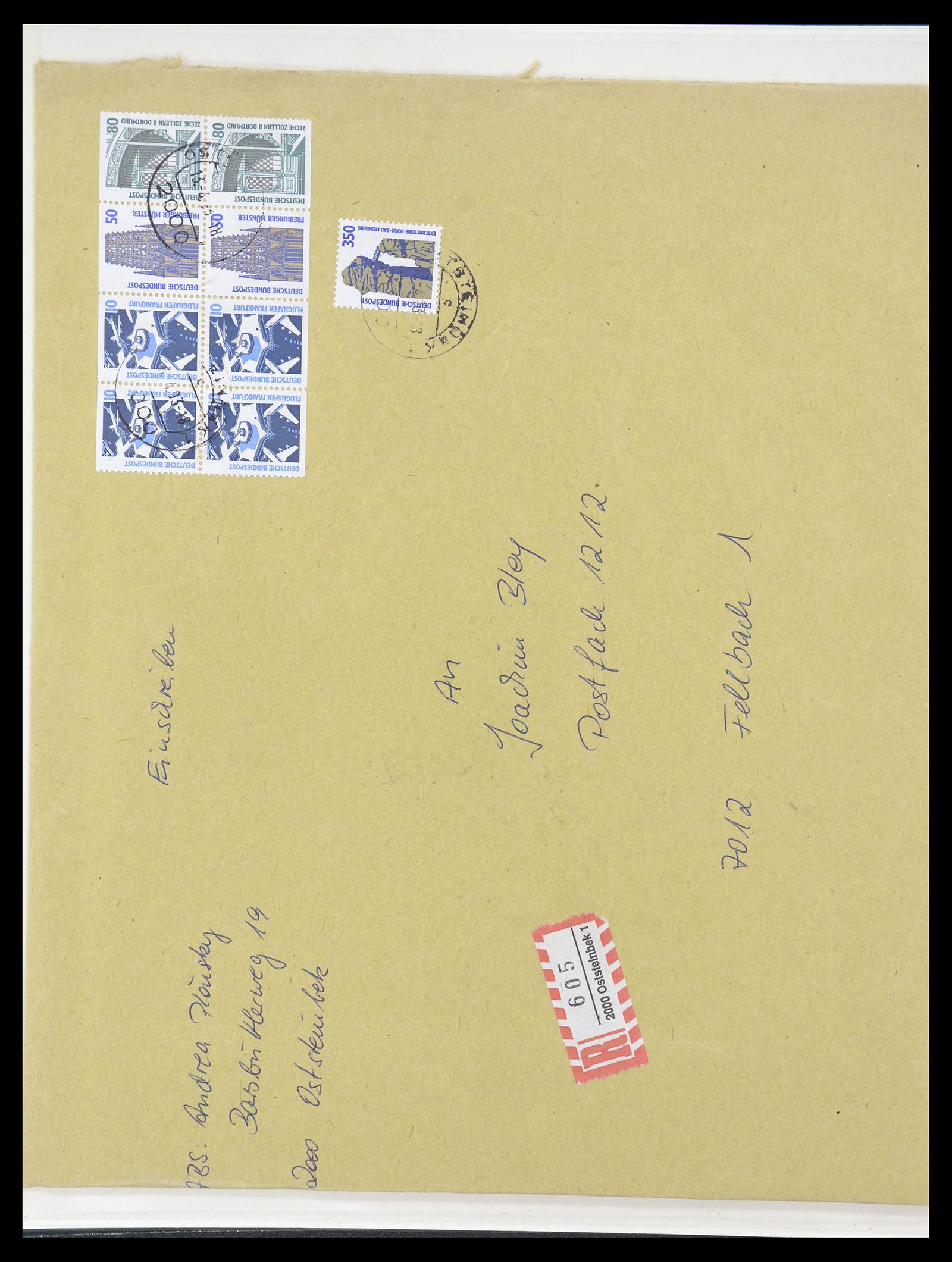 34793 061 - Postzegelverzameling 34793 Bundespost postzegelboekjes en combinaties