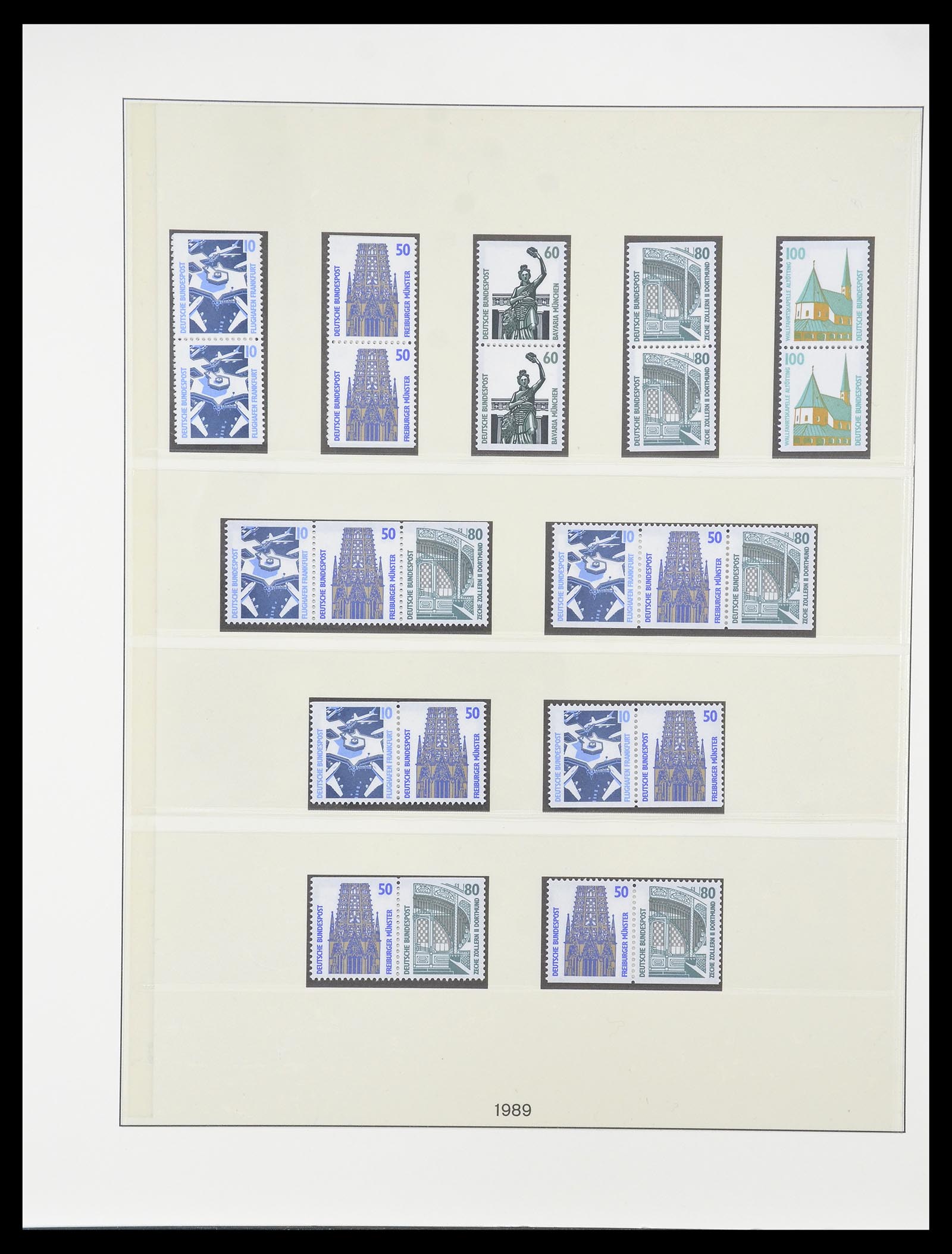 34793 062 - Postzegelverzameling 34793 Bundespost postzegelboekjes en combinaties