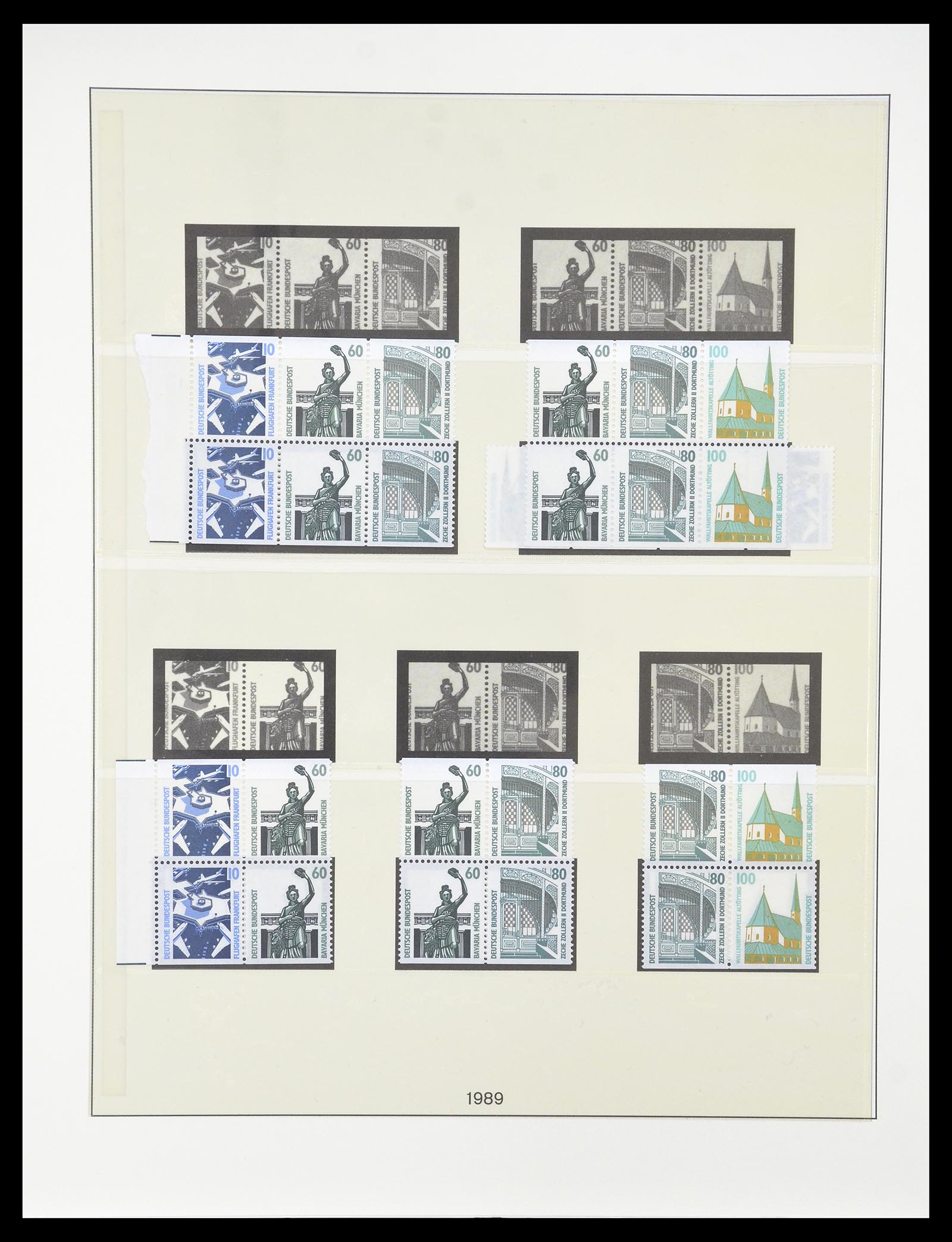 34793 063 - Postzegelverzameling 34793 Bundespost postzegelboekjes en combinaties