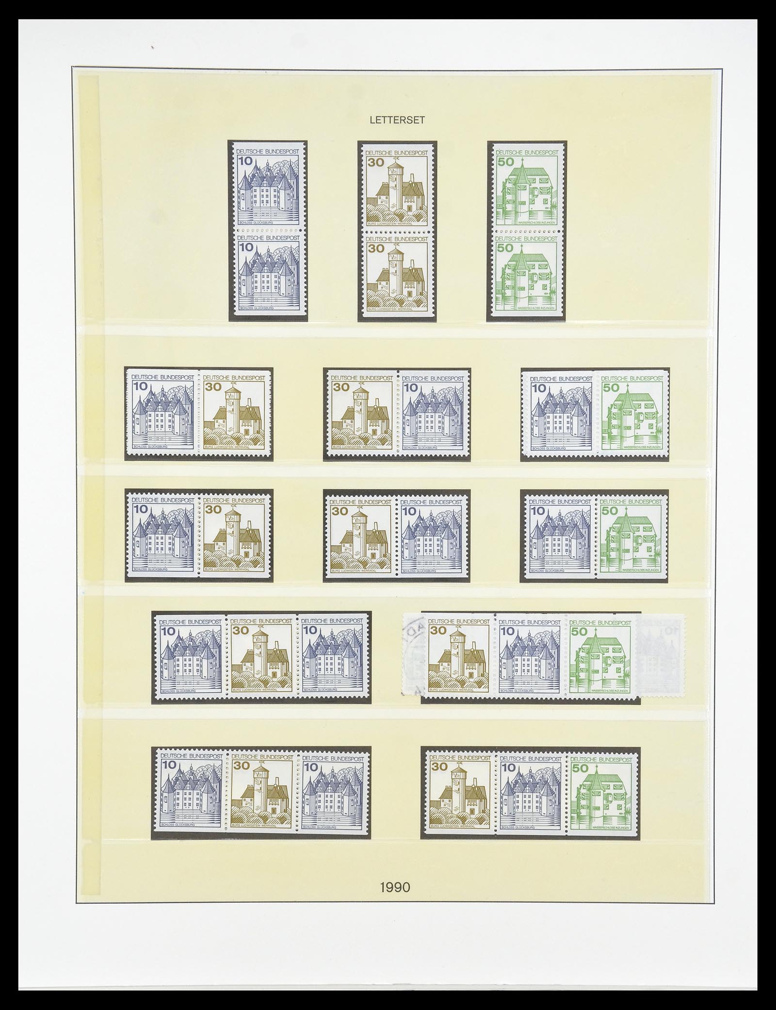 34793 065 - Postzegelverzameling 34793 Bundespost postzegelboekjes en combinaties