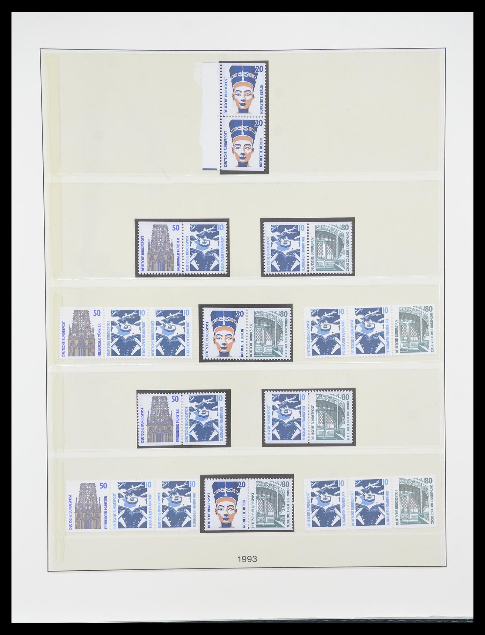 34793 070 - Postzegelverzameling 34793 Bundespost postzegelboekjes en combinaties