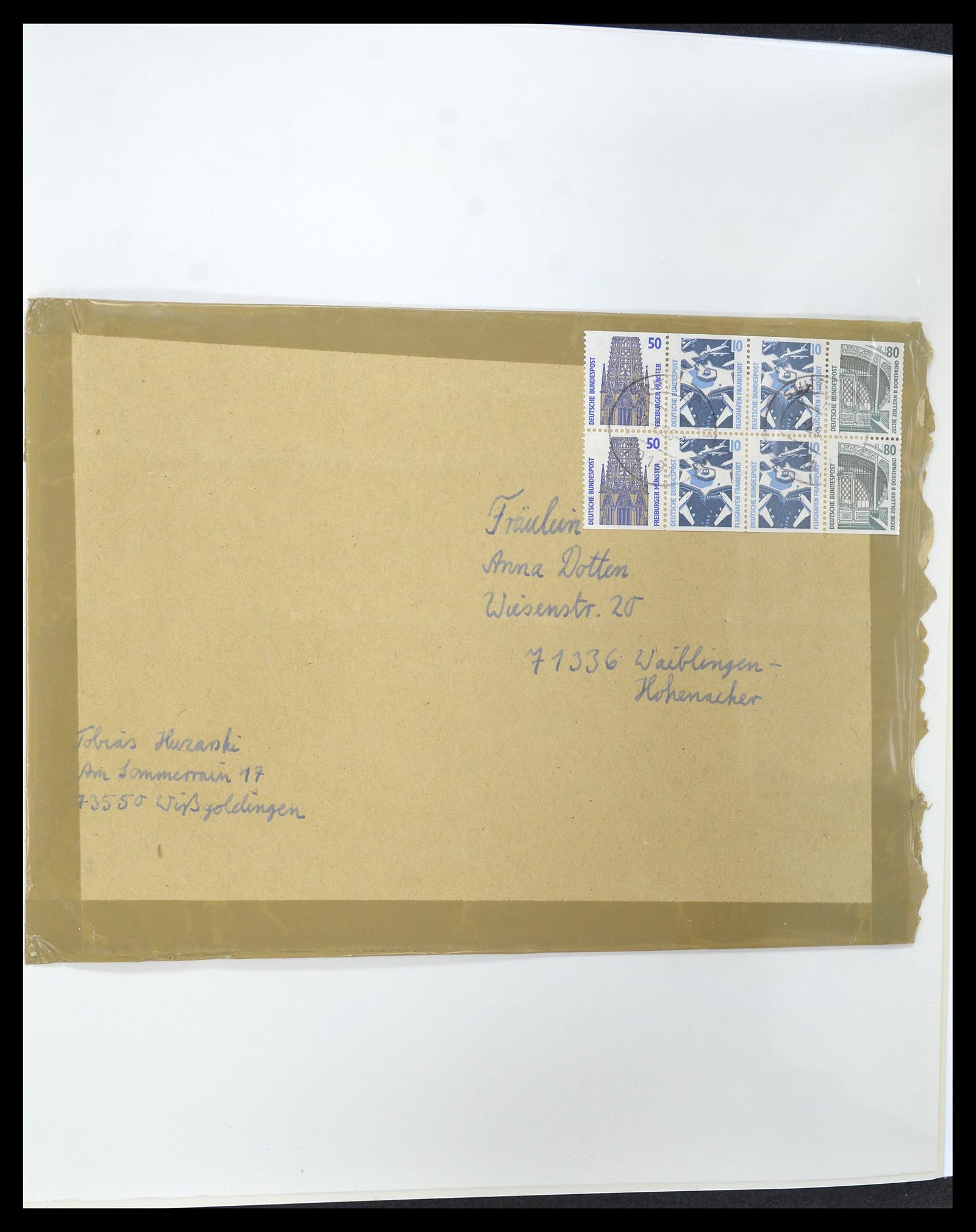 34793 075 - Postzegelverzameling 34793 Bundespost postzegelboekjes en combinaties