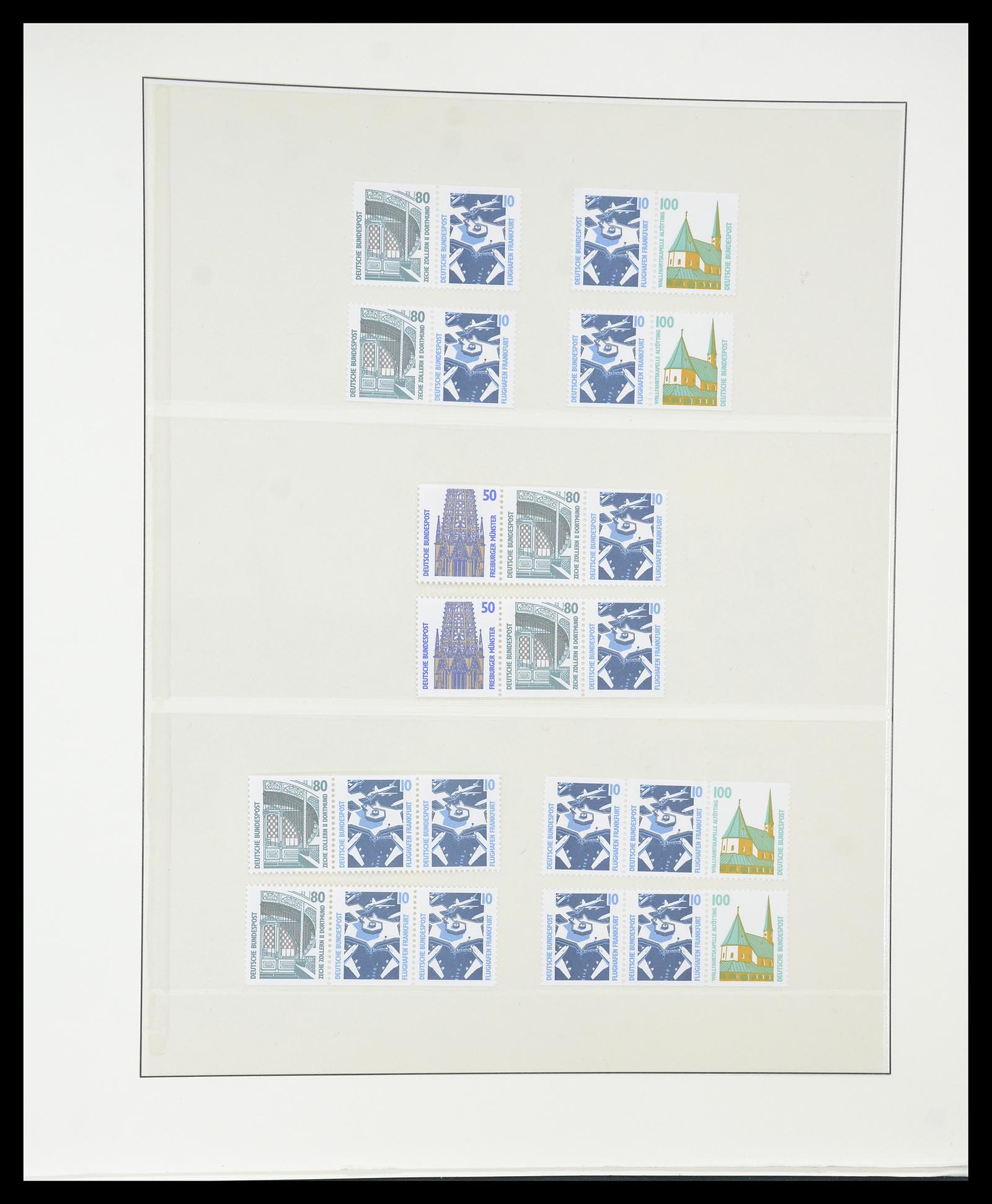 34793 081 - Postzegelverzameling 34793 Bundespost postzegelboekjes en combinaties