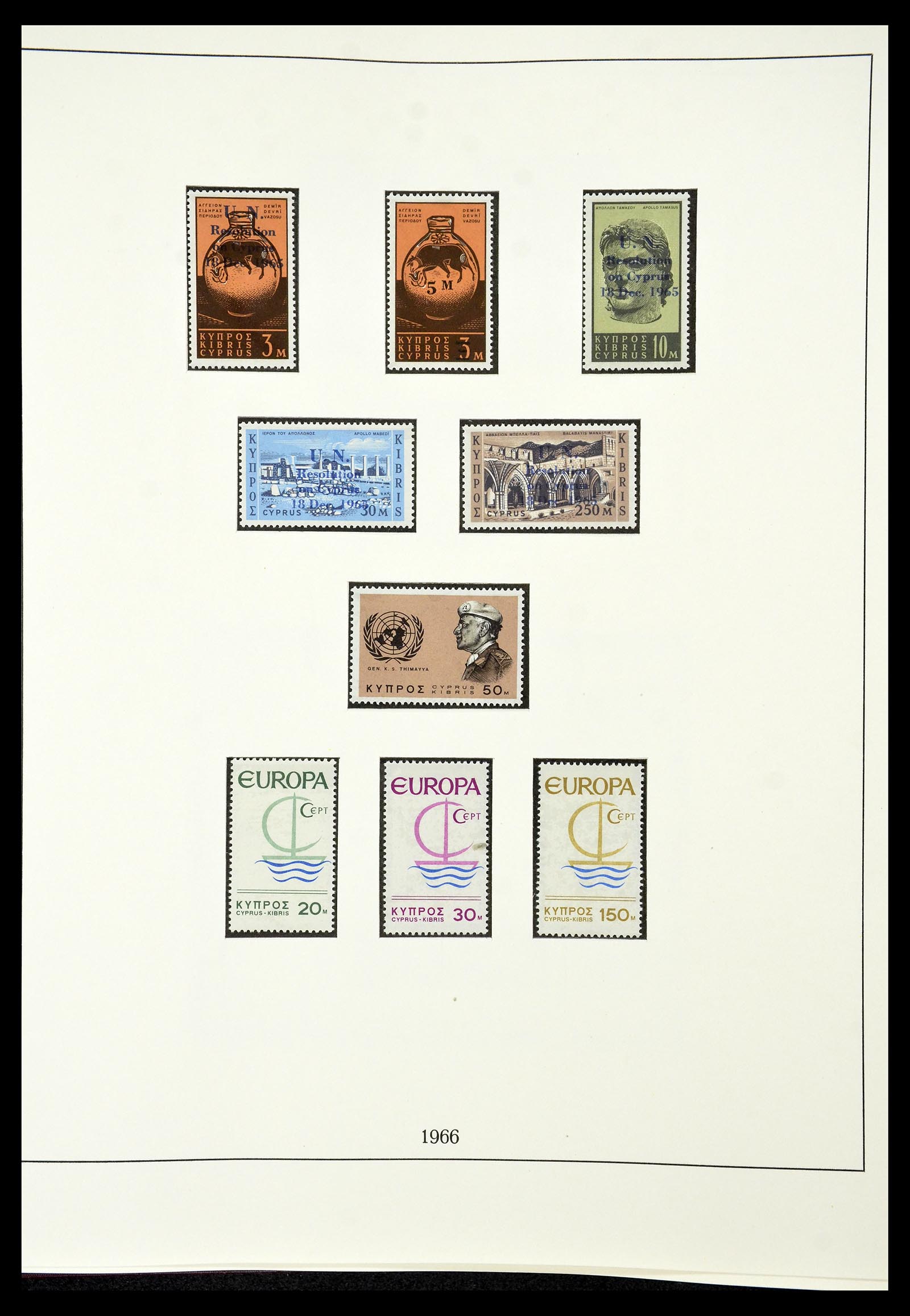 34796 011 - Postzegelverzameling 34796 Cyprus 1960-1984.