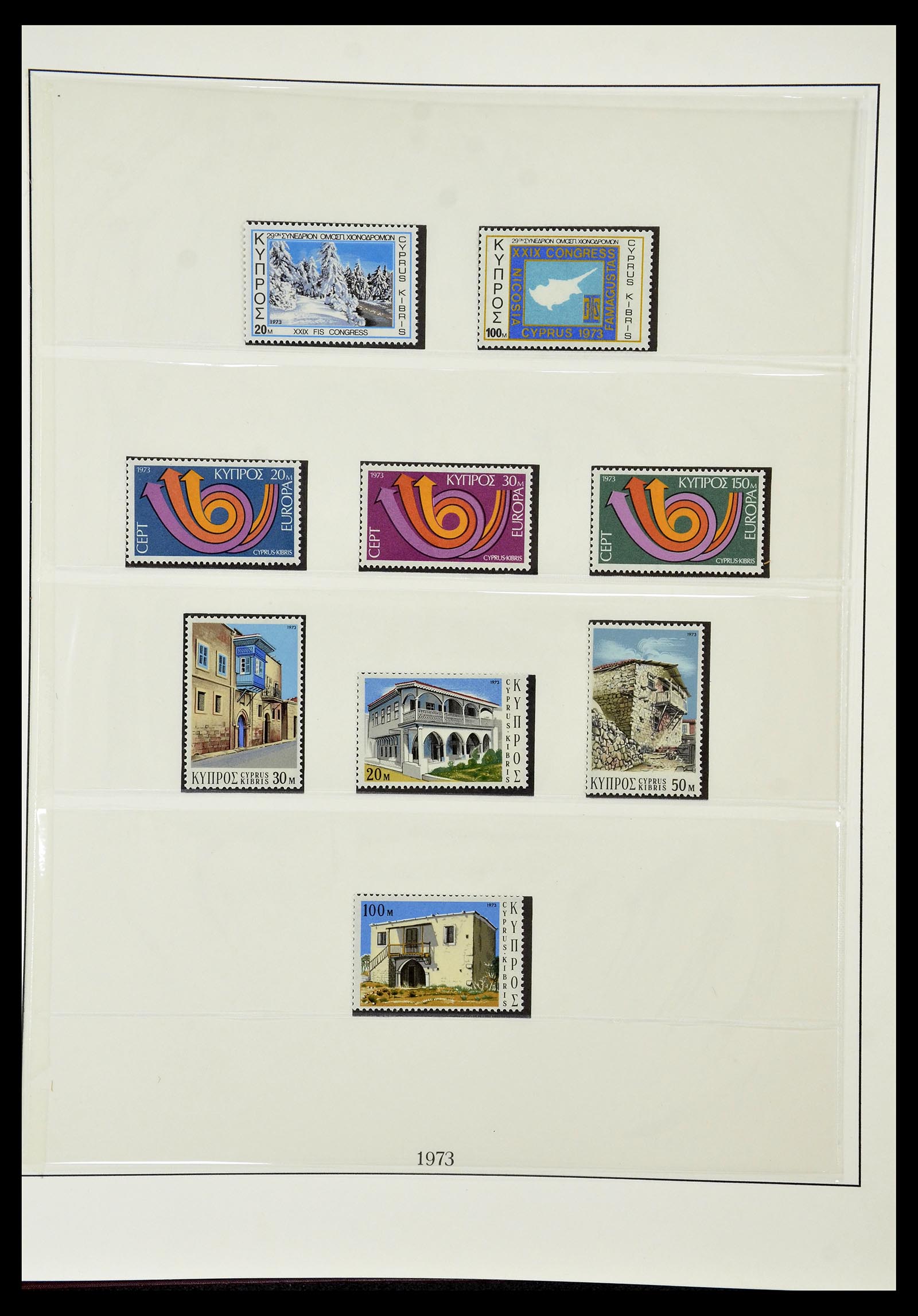 34796 027 - Postzegelverzameling 34796 Cyprus 1960-1984.