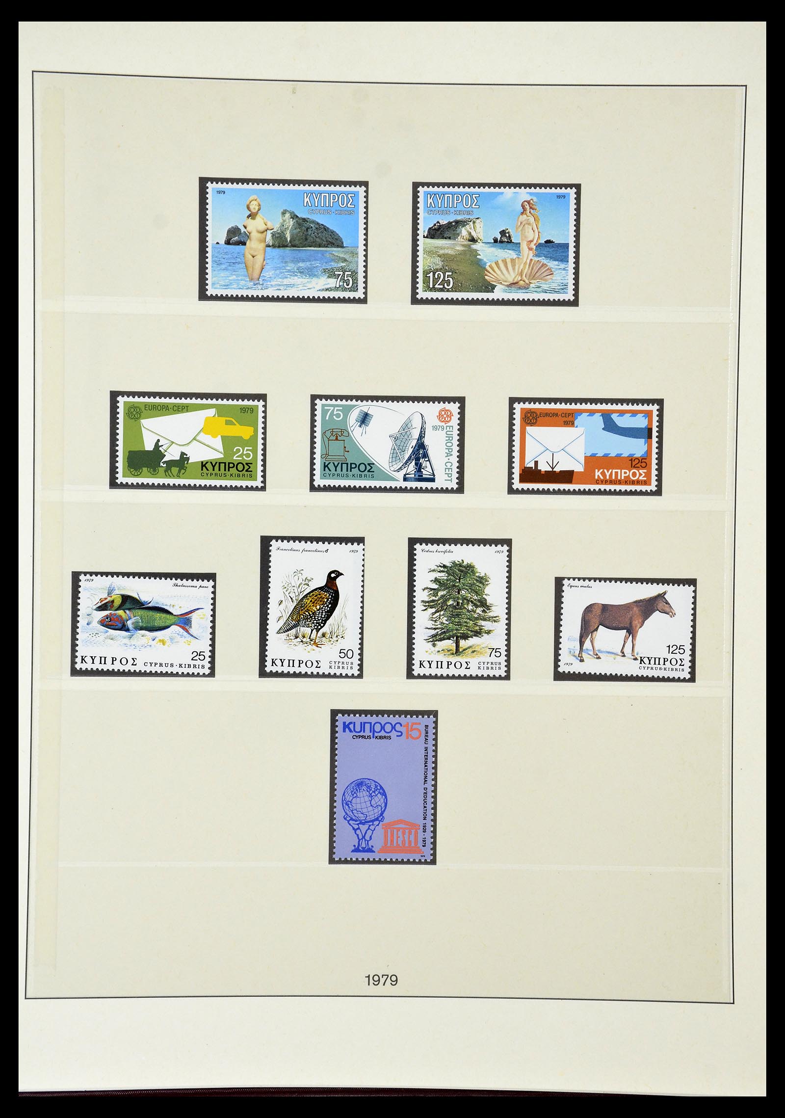 34796 040 - Postzegelverzameling 34796 Cyprus 1960-1984.