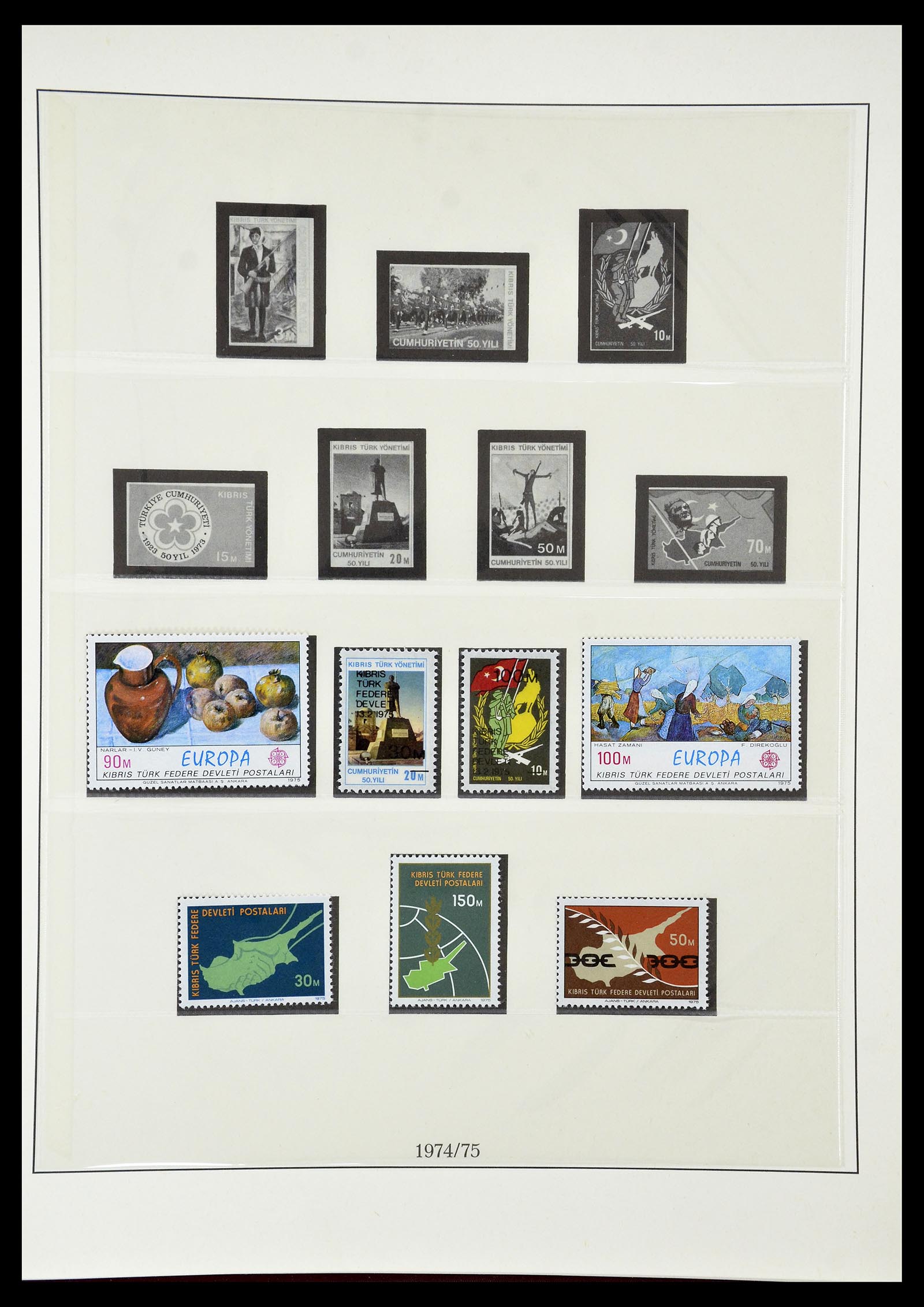 34796 053 - Postzegelverzameling 34796 Cyprus 1960-1984.