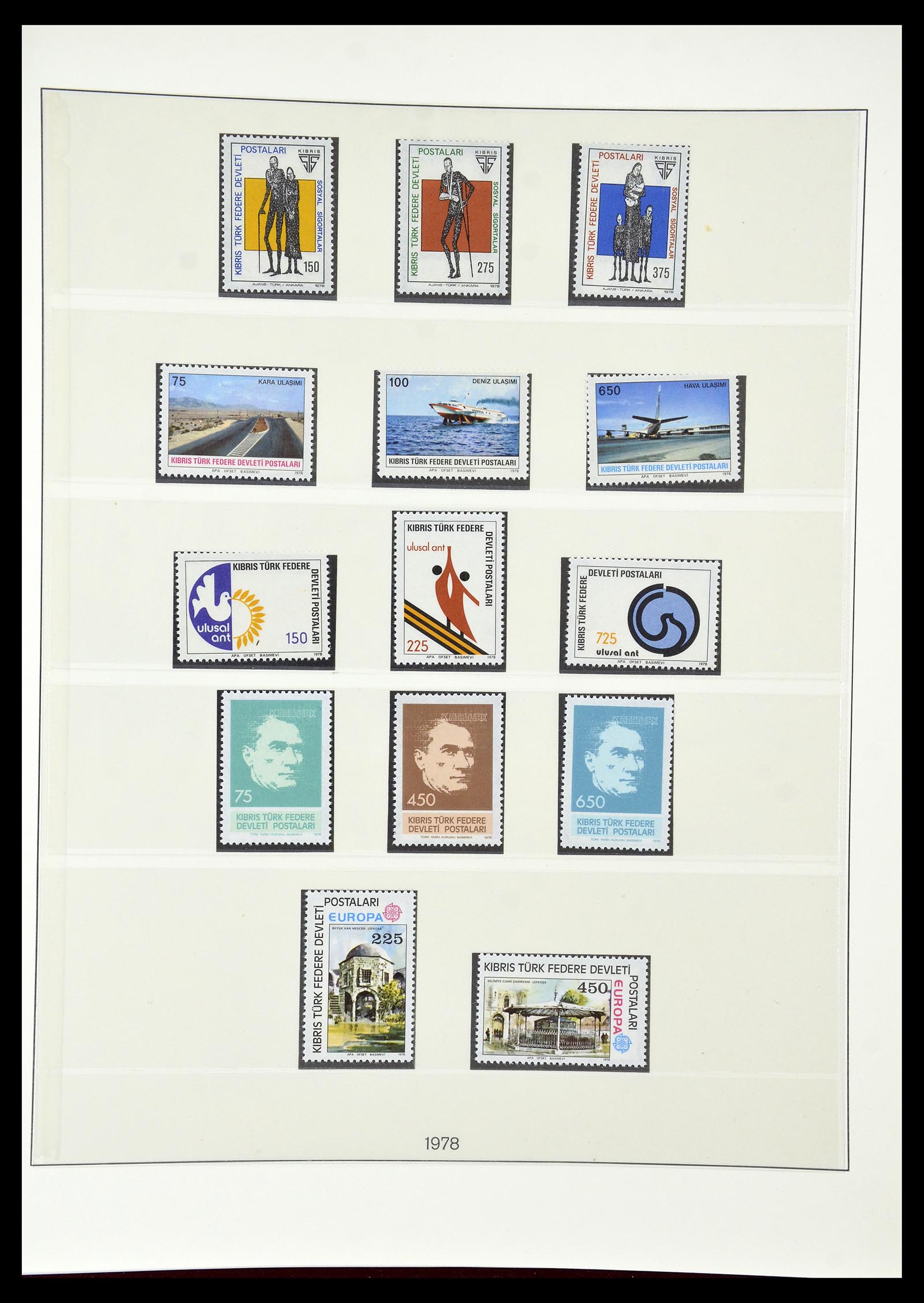 34796 057 - Postzegelverzameling 34796 Cyprus 1960-1984.