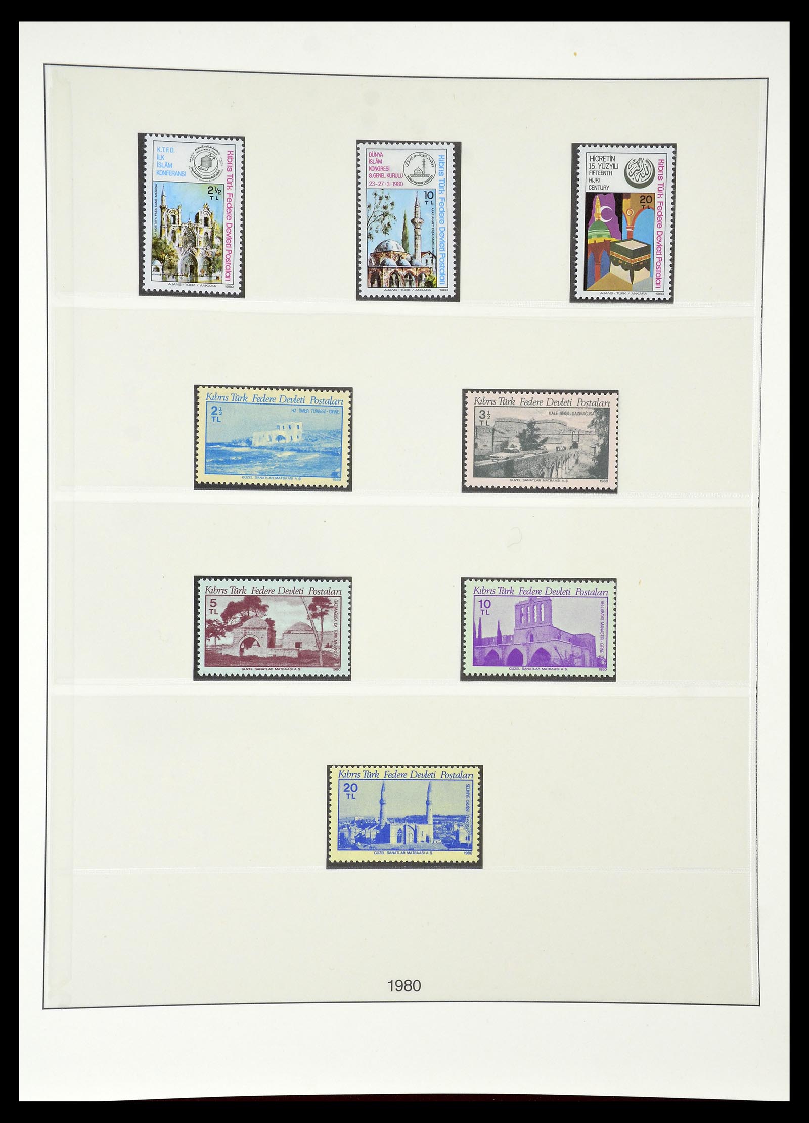 34796 059 - Postzegelverzameling 34796 Cyprus 1960-1984.