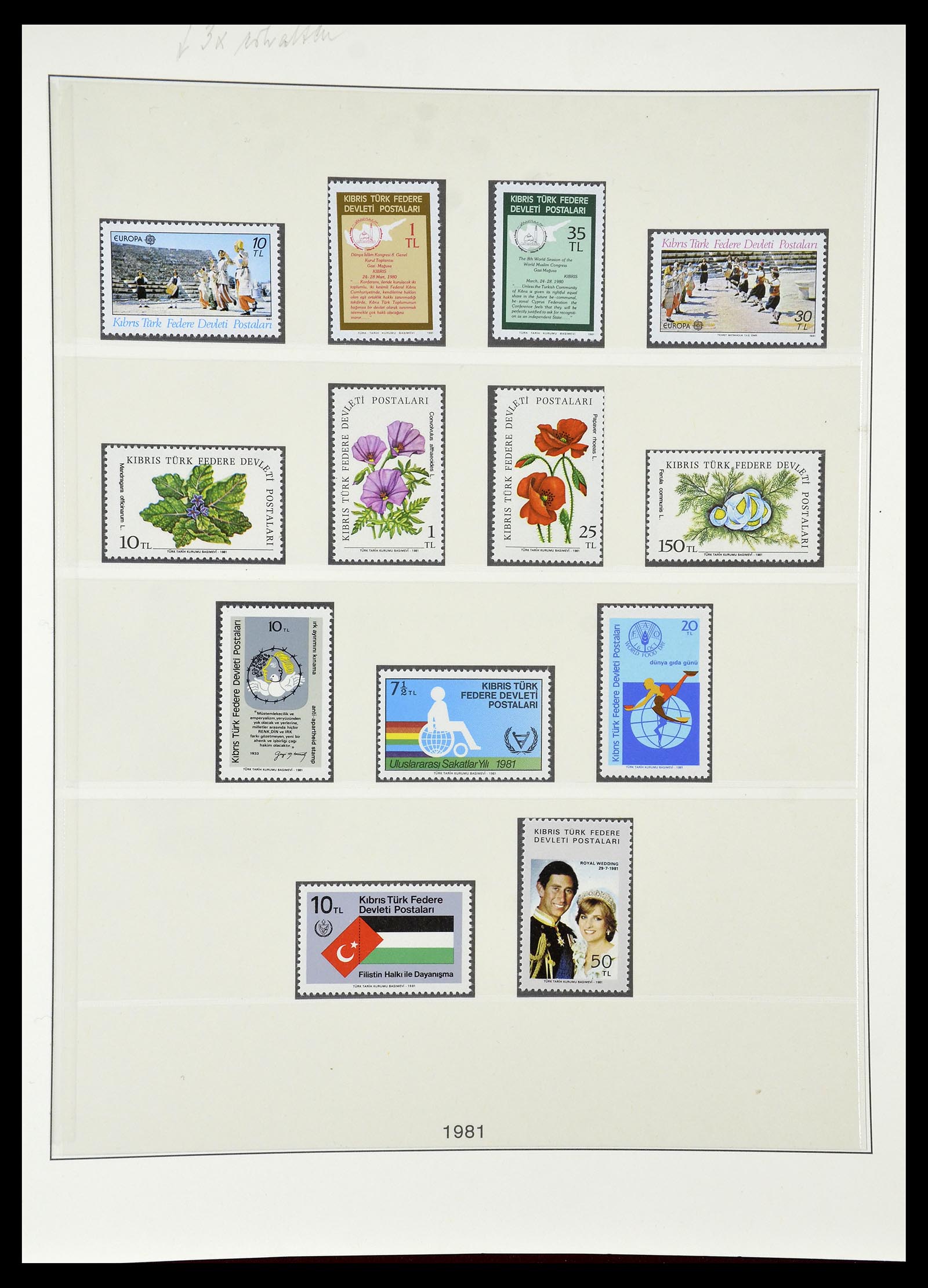 34796 061 - Postzegelverzameling 34796 Cyprus 1960-1984.