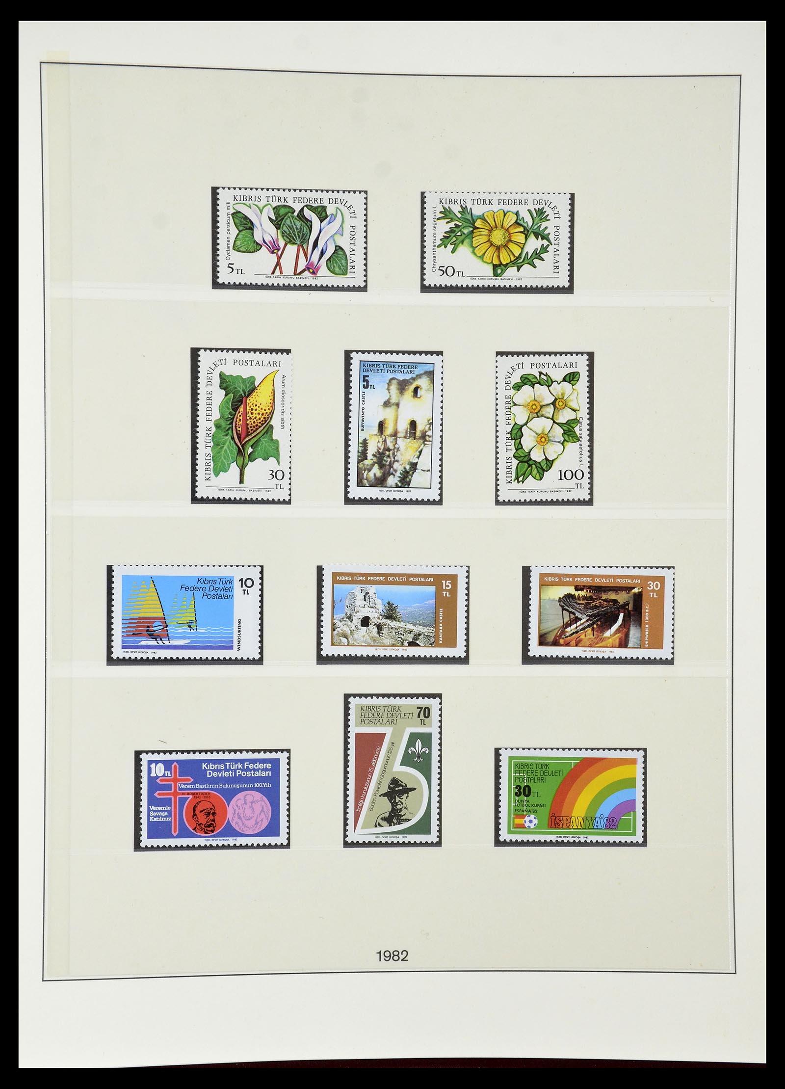 34796 063 - Postzegelverzameling 34796 Cyprus 1960-1984.