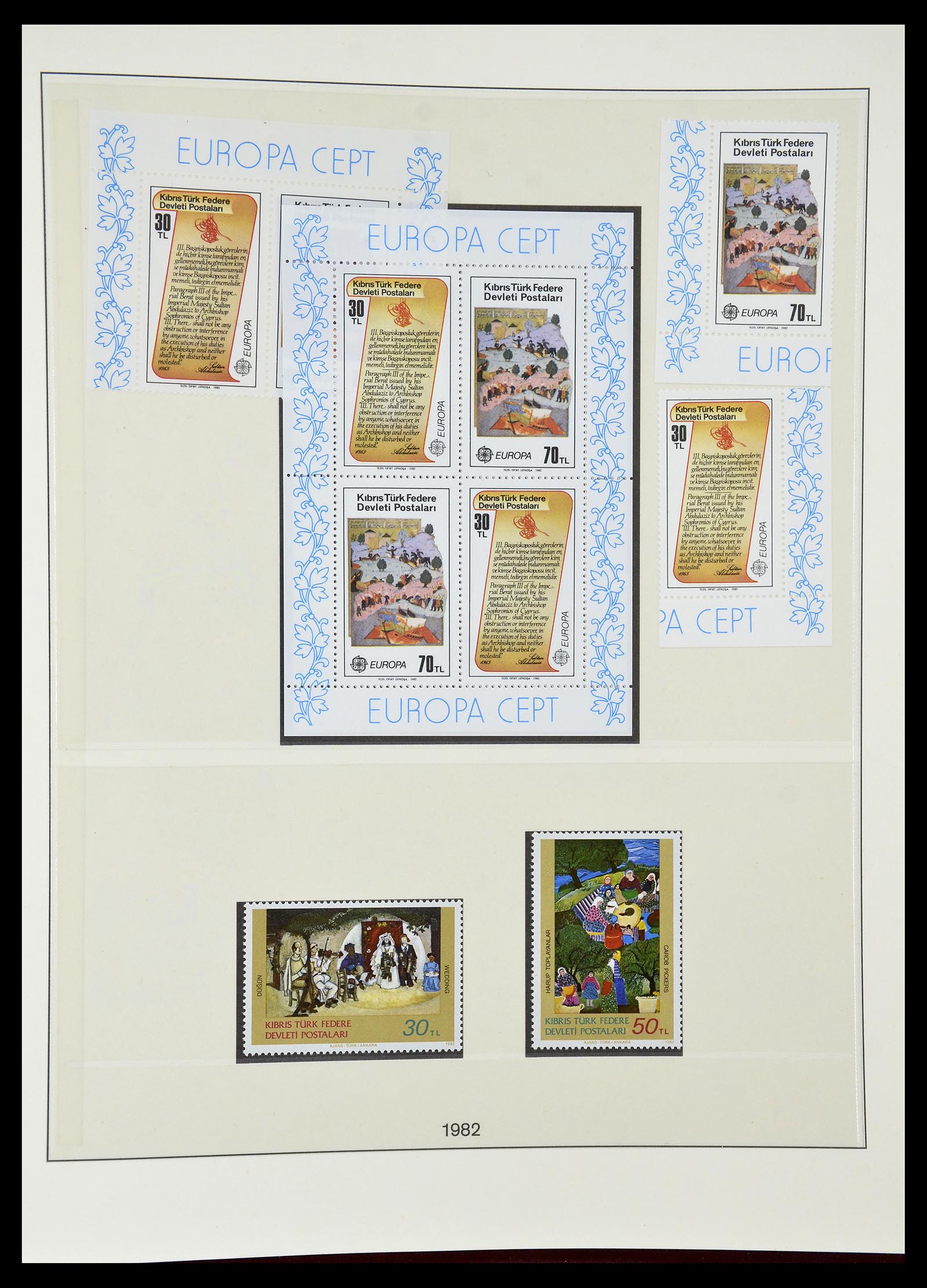 34796 064 - Postzegelverzameling 34796 Cyprus 1960-1984.