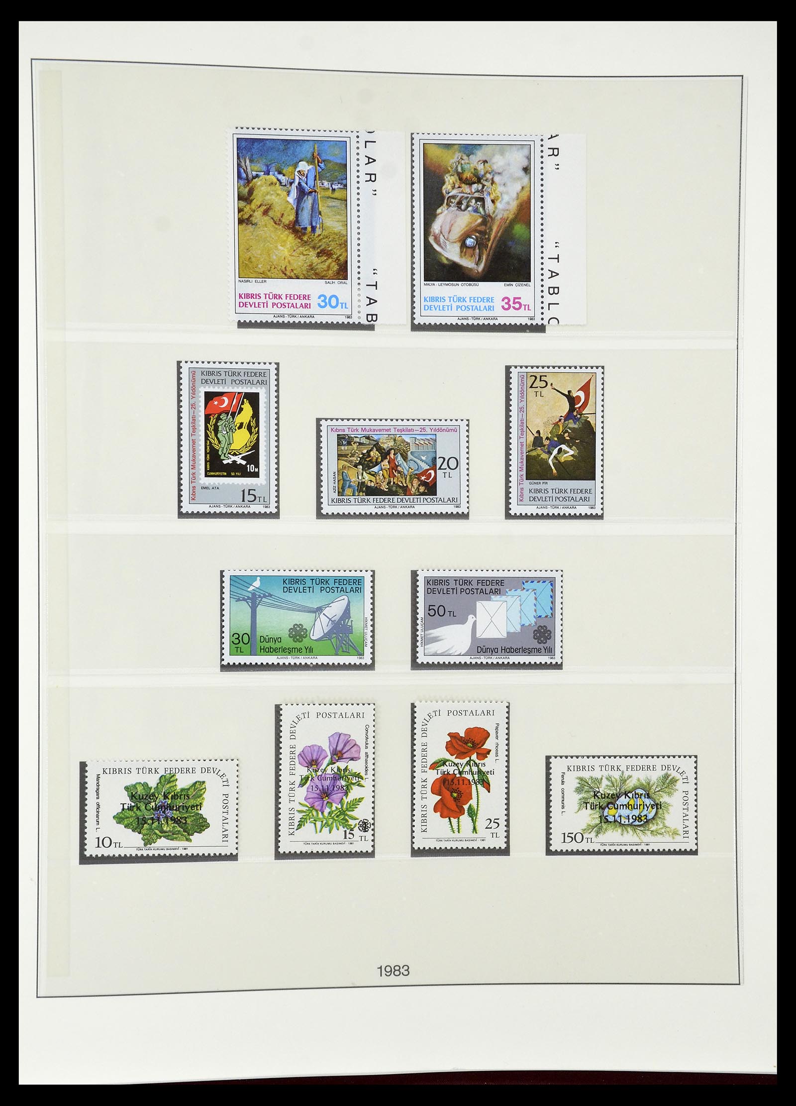 34796 065 - Postzegelverzameling 34796 Cyprus 1960-1984.