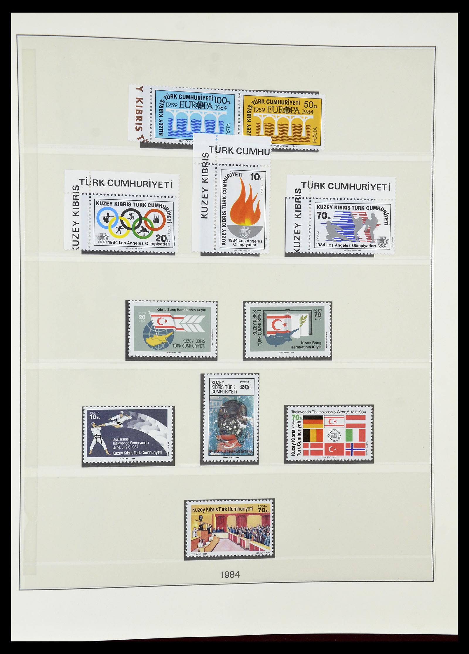34796 067 - Postzegelverzameling 34796 Cyprus 1960-1984.
