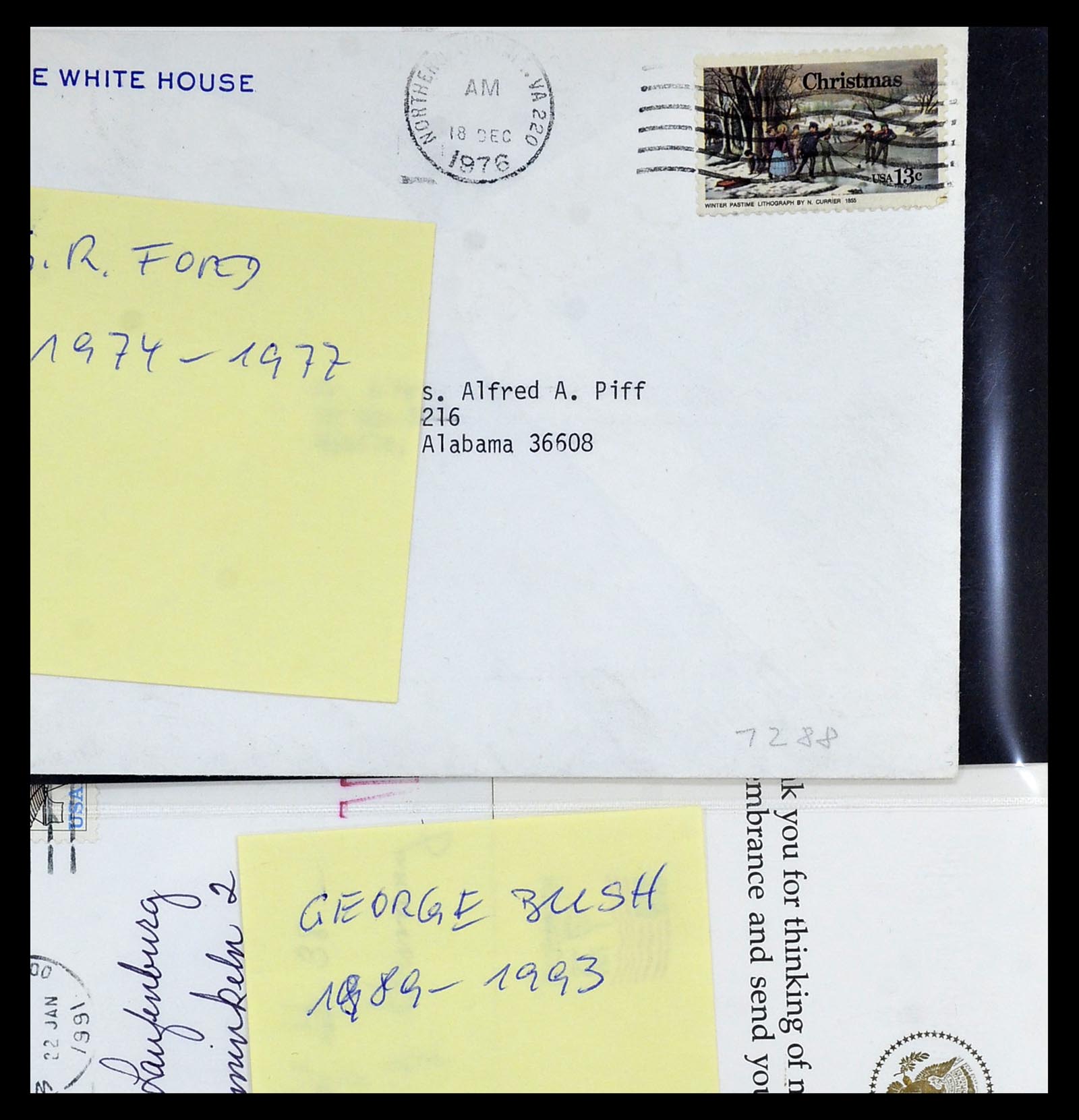 34801 002 - Postzegelverzameling 34801 USA dienst brieven 1840-2000.