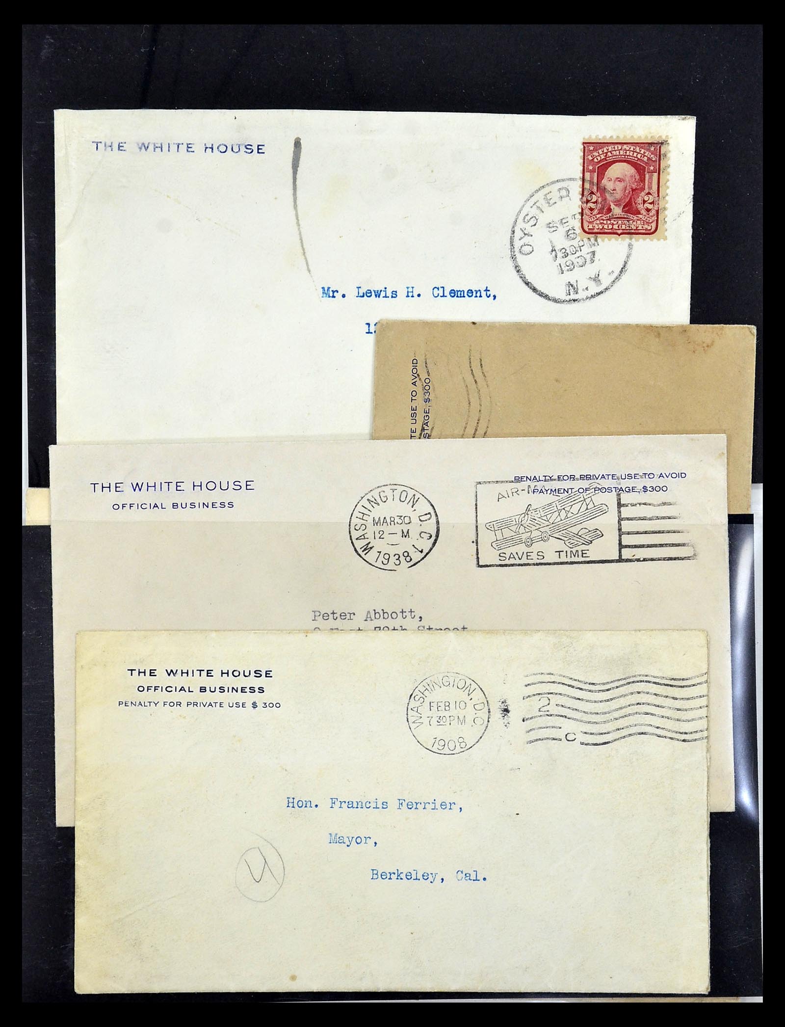 34801 003 - Postzegelverzameling 34801 USA dienst brieven 1840-2000.