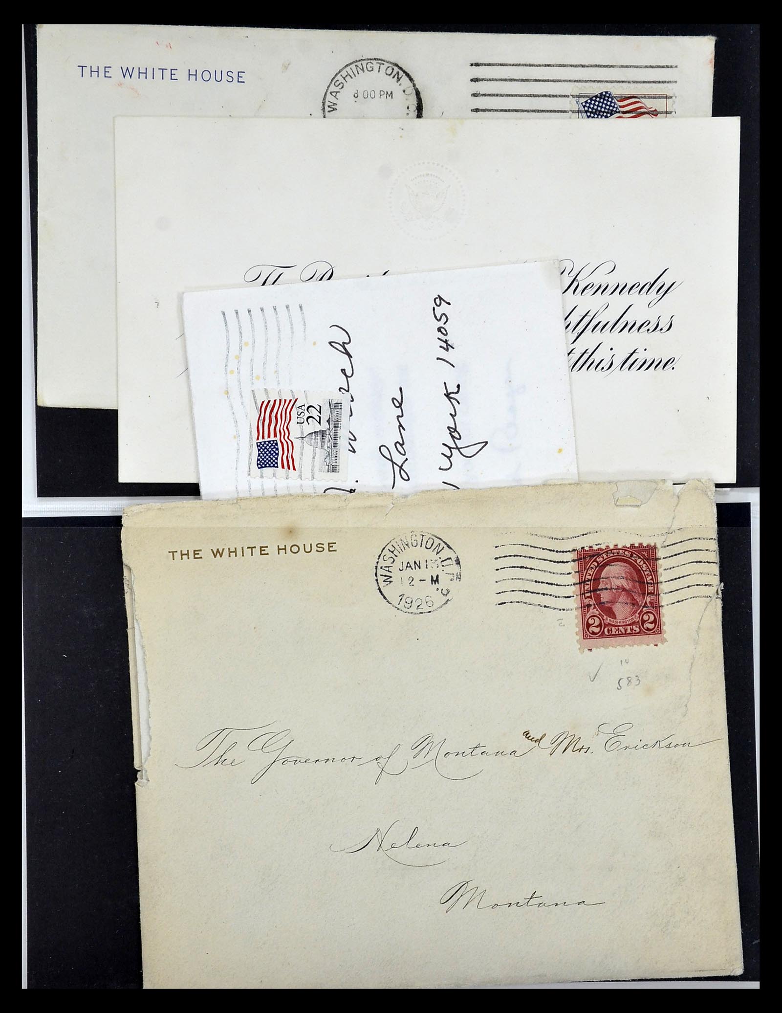 34801 007 - Postzegelverzameling 34801 USA dienst brieven 1840-2000.