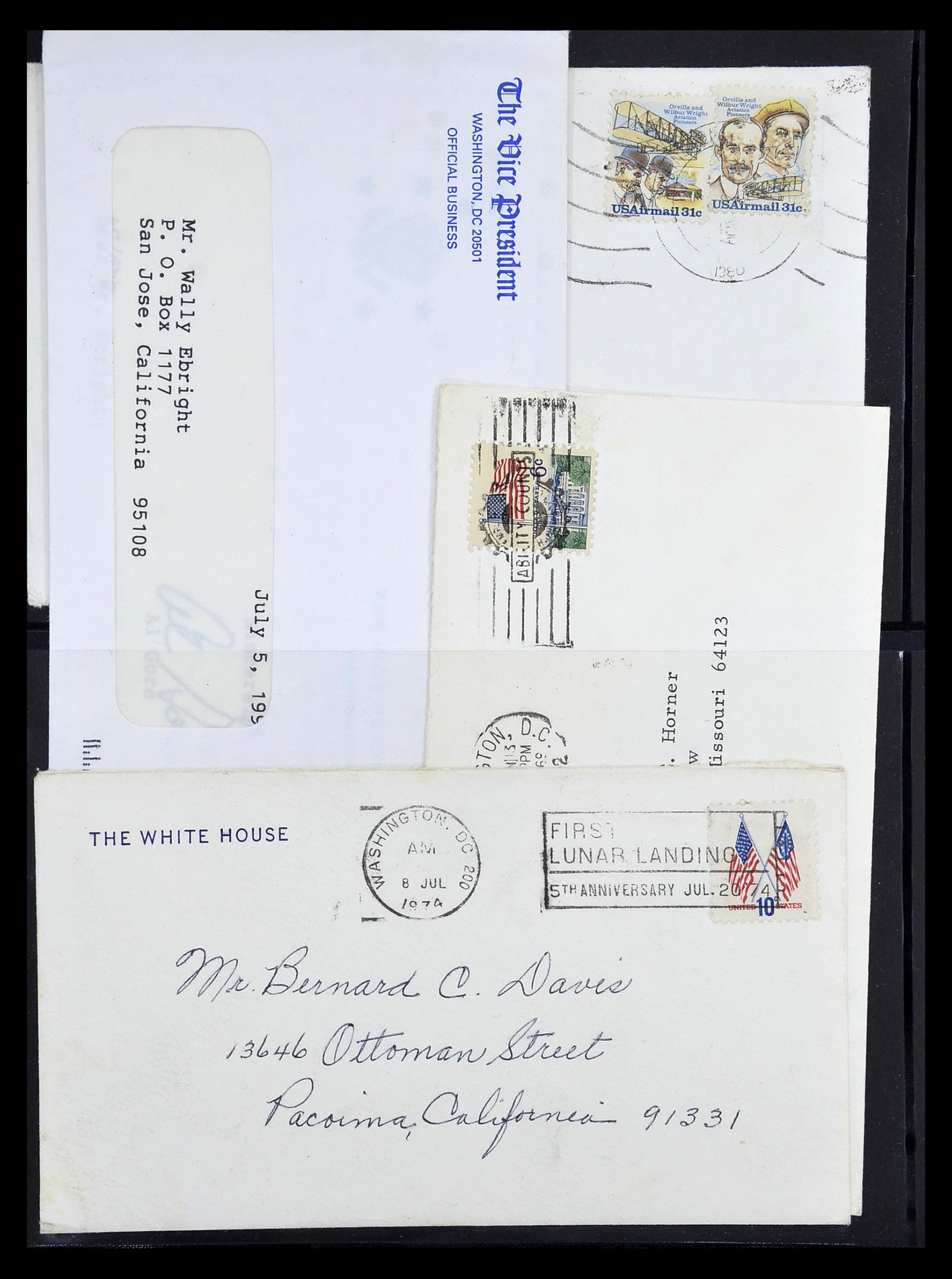 34801 014 - Postzegelverzameling 34801 USA dienst brieven 1840-2000.