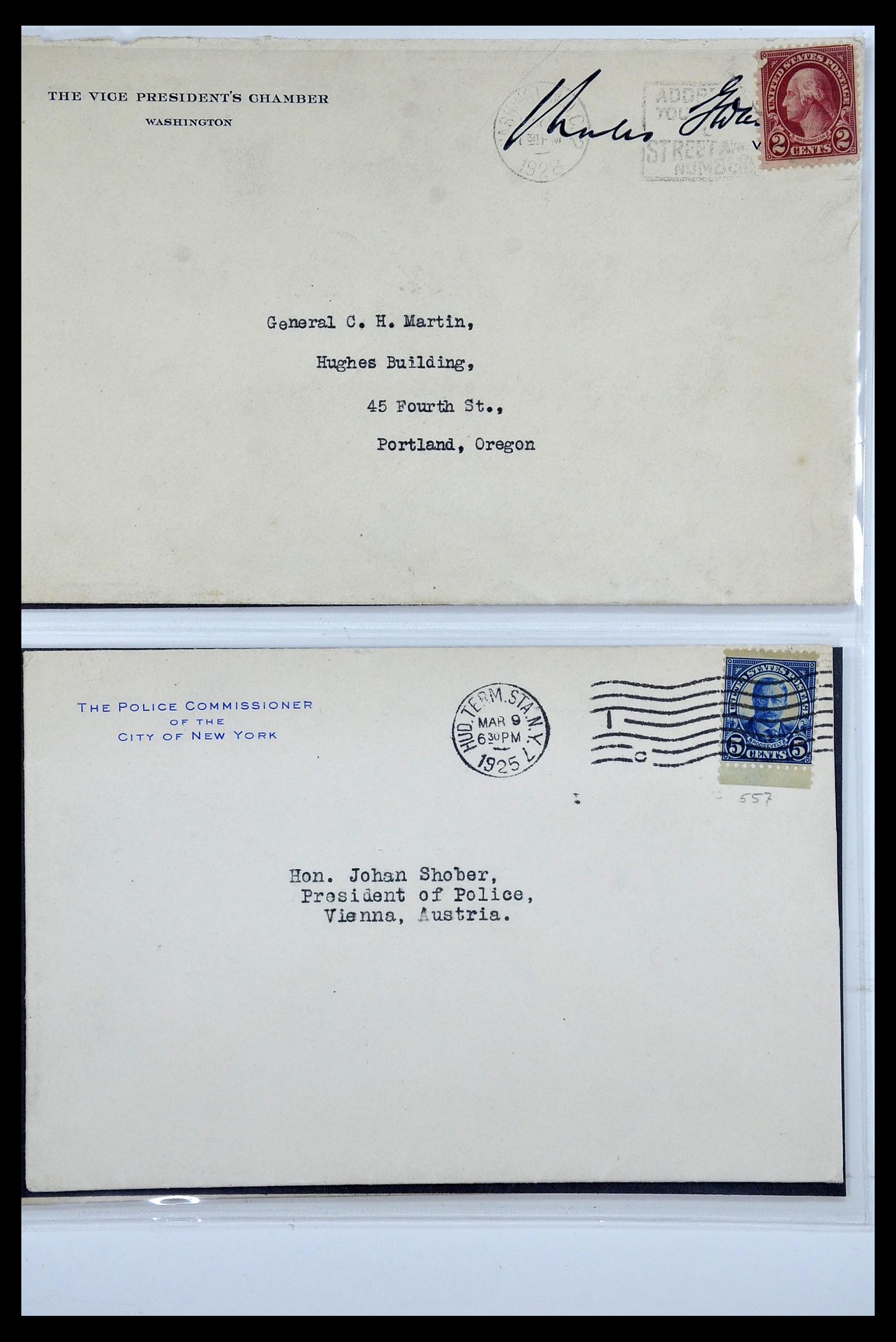34801 021 - Postzegelverzameling 34801 USA dienst brieven 1840-2000.