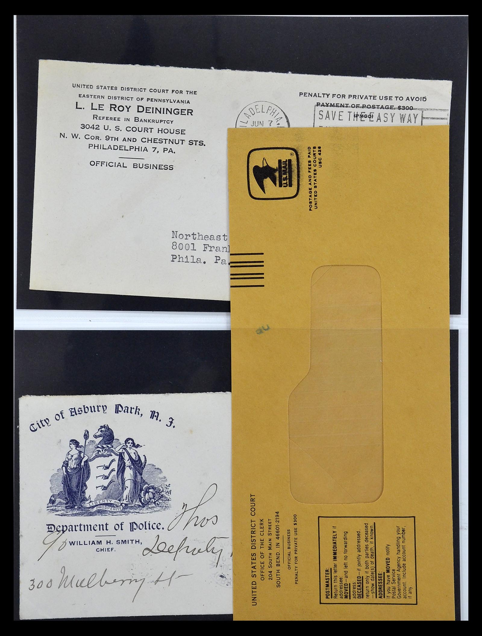 34801 023 - Postzegelverzameling 34801 USA dienst brieven 1840-2000.