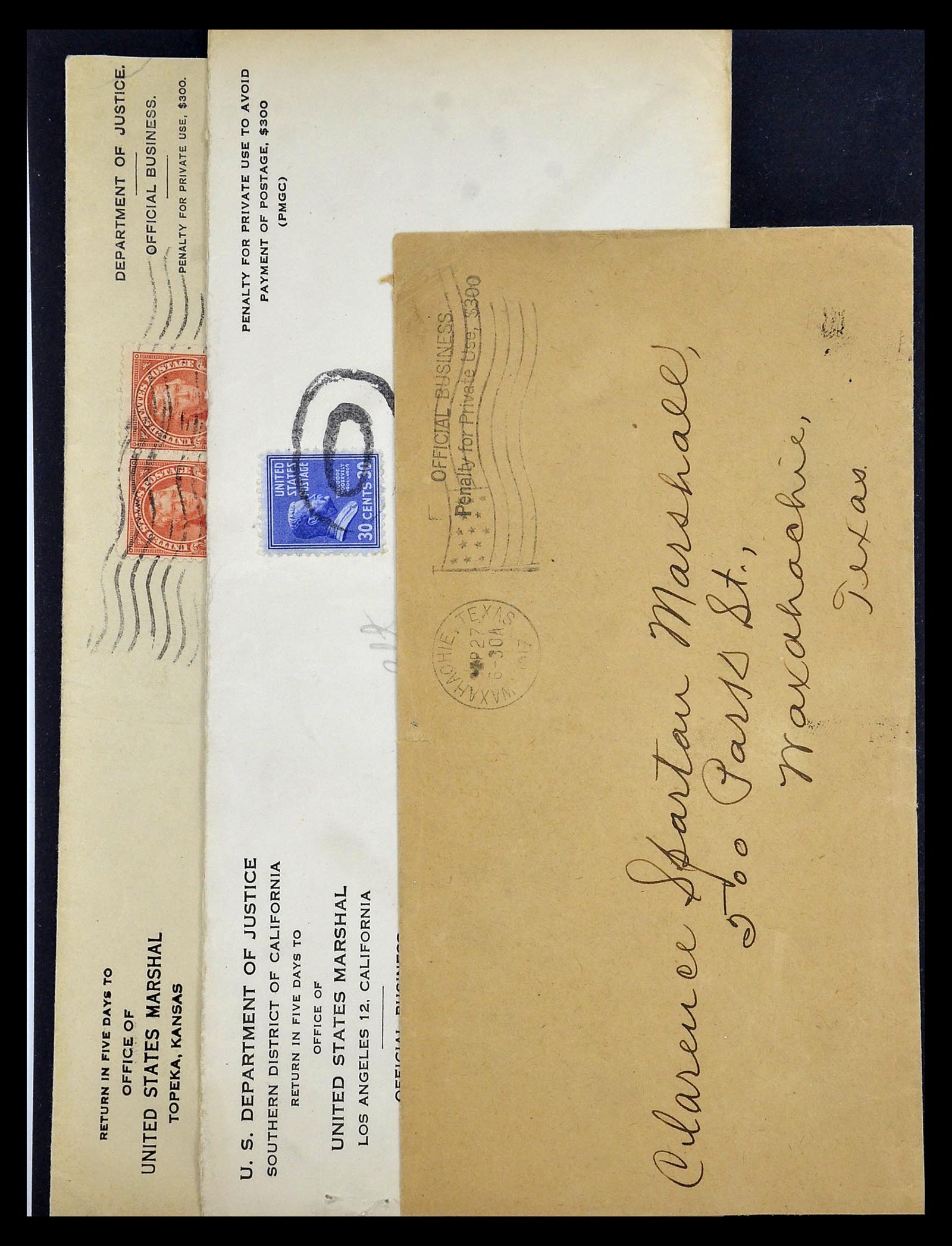 34801 029 - Postzegelverzameling 34801 USA dienst brieven 1840-2000.