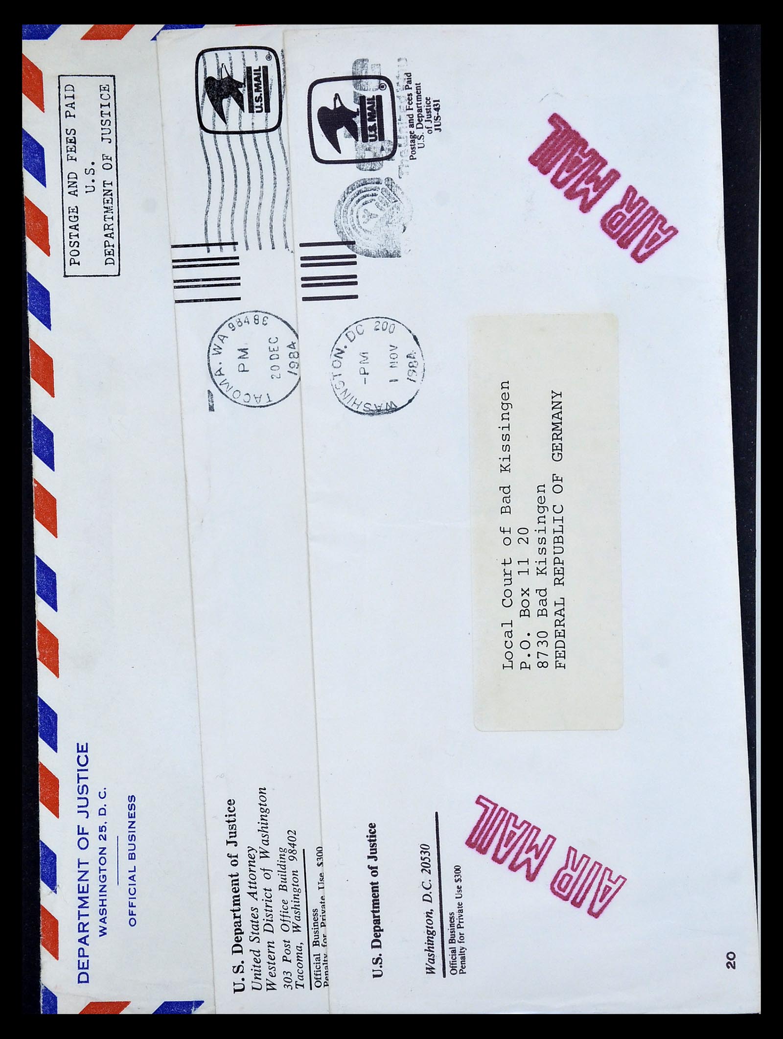 34801 034 - Postzegelverzameling 34801 USA dienst brieven 1840-2000.
